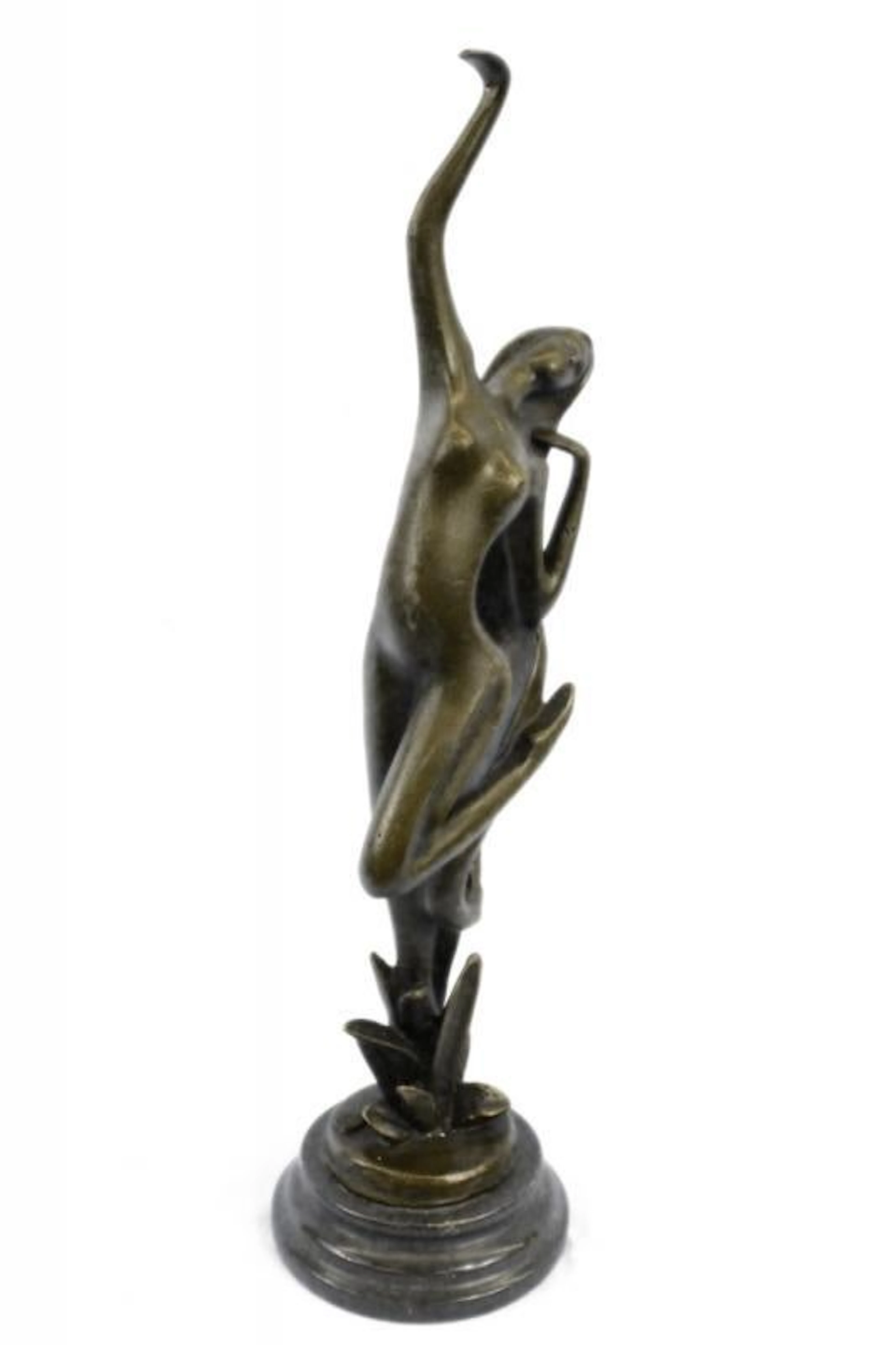 Sketch of a Woman Figure Bronze Statue