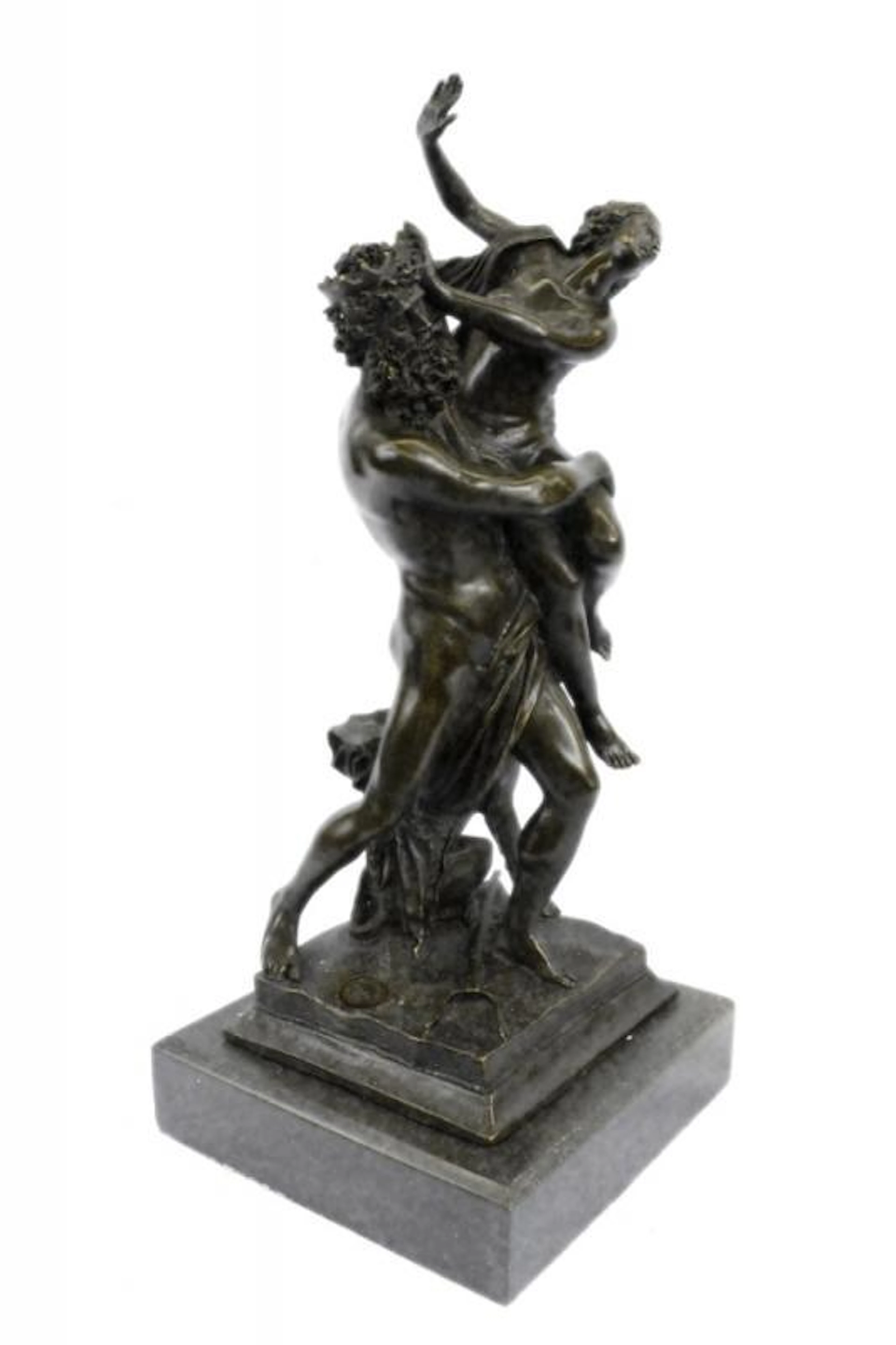 Persephone and Cerebus Bronze Sculpture