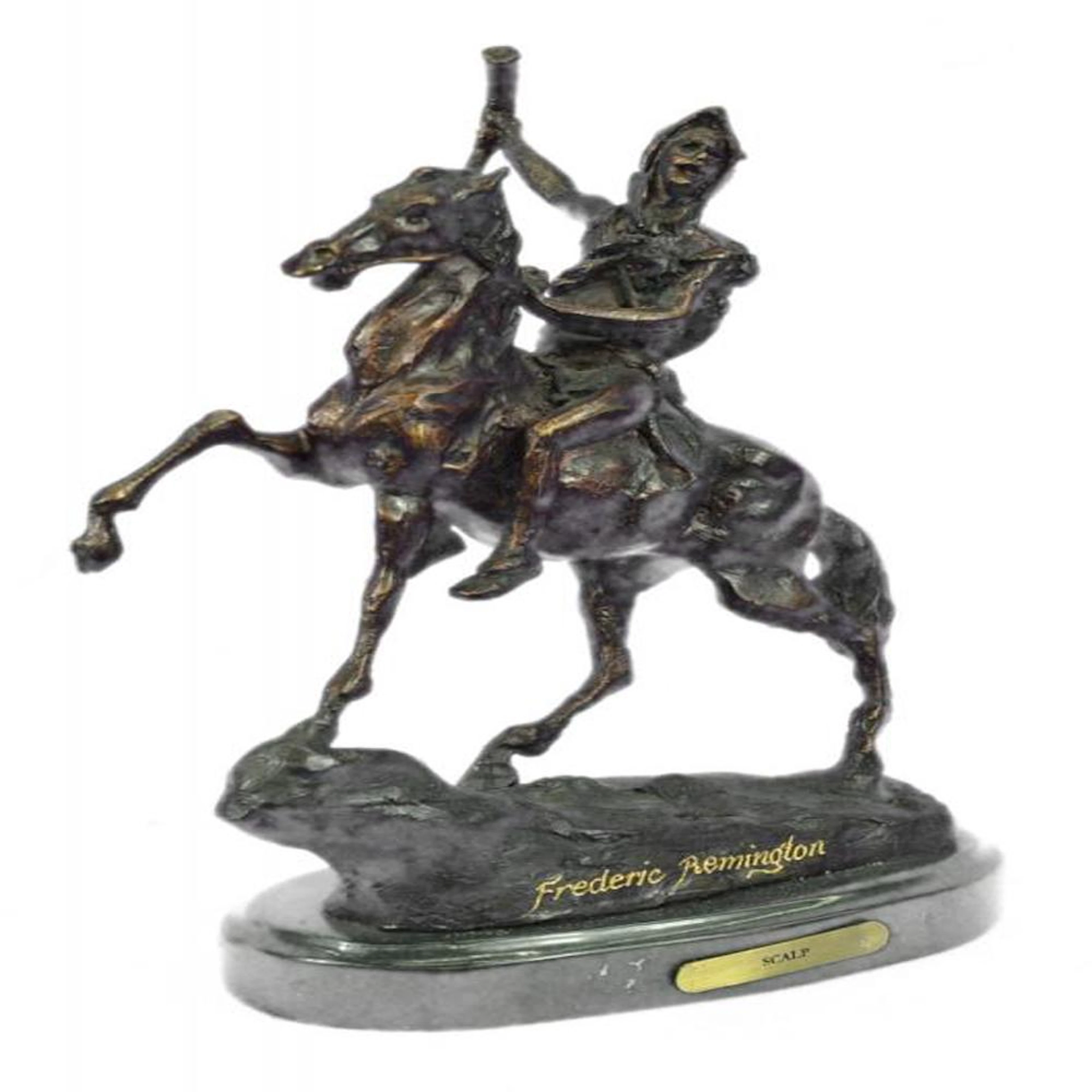 The Scalp Bronze Statue