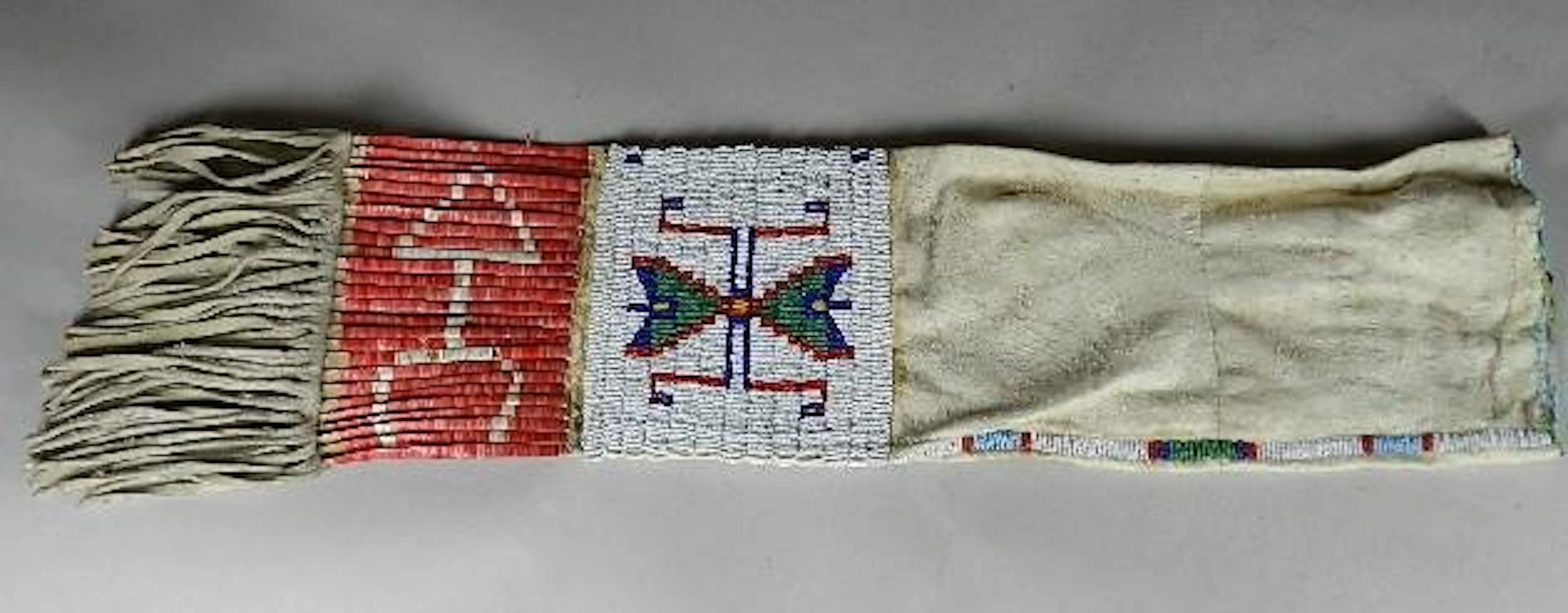 Early 20th Century Beaded and Quill Sioux Pipe Bag