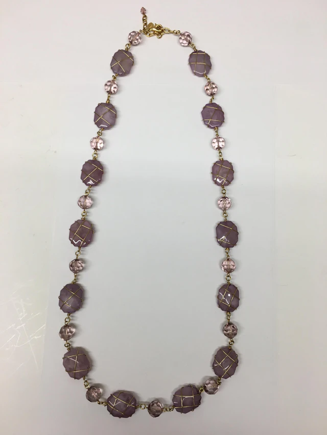Joan Rivers Purple Stone Necklace