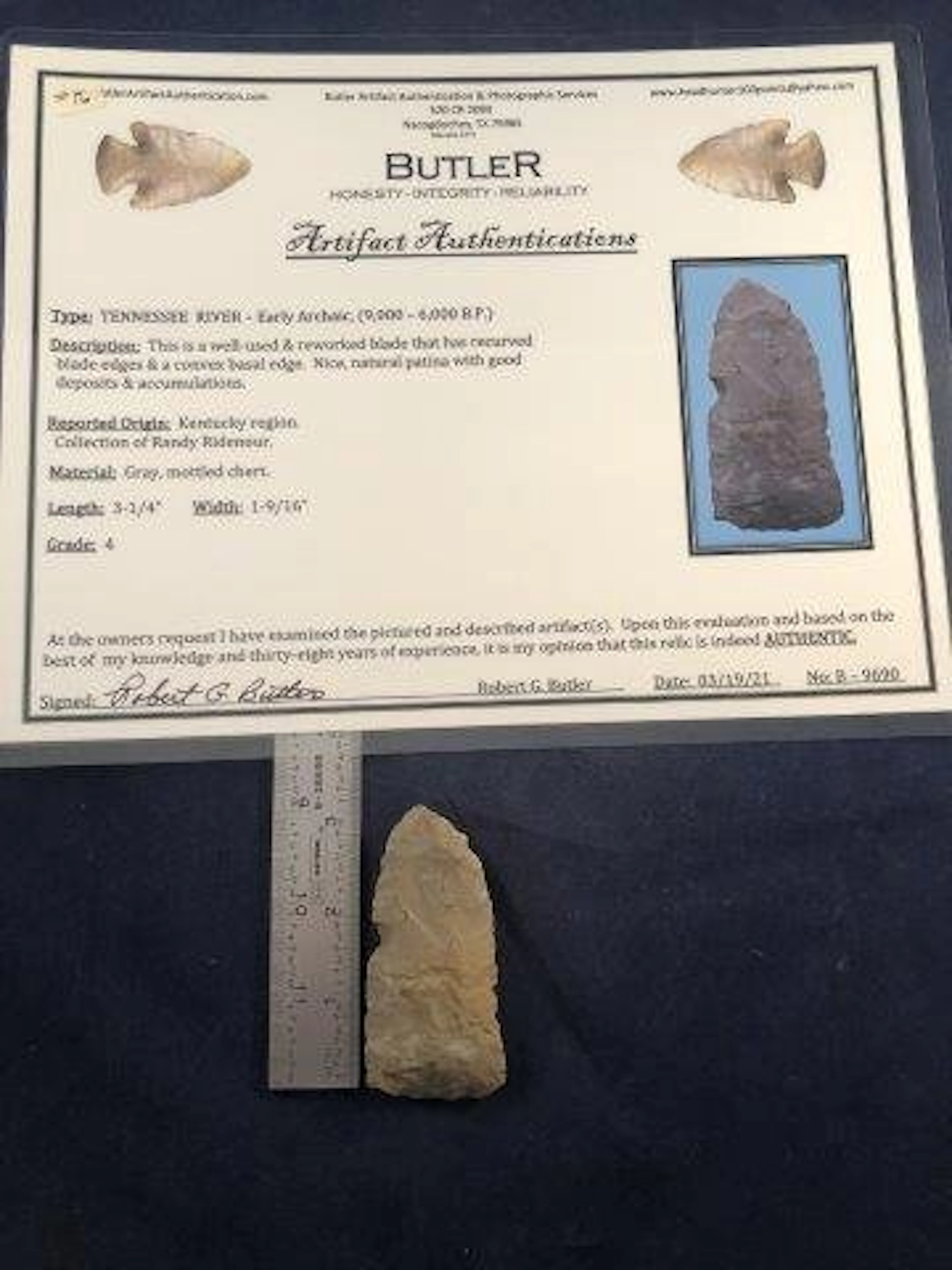 TENNESSE RIVER WITH COA