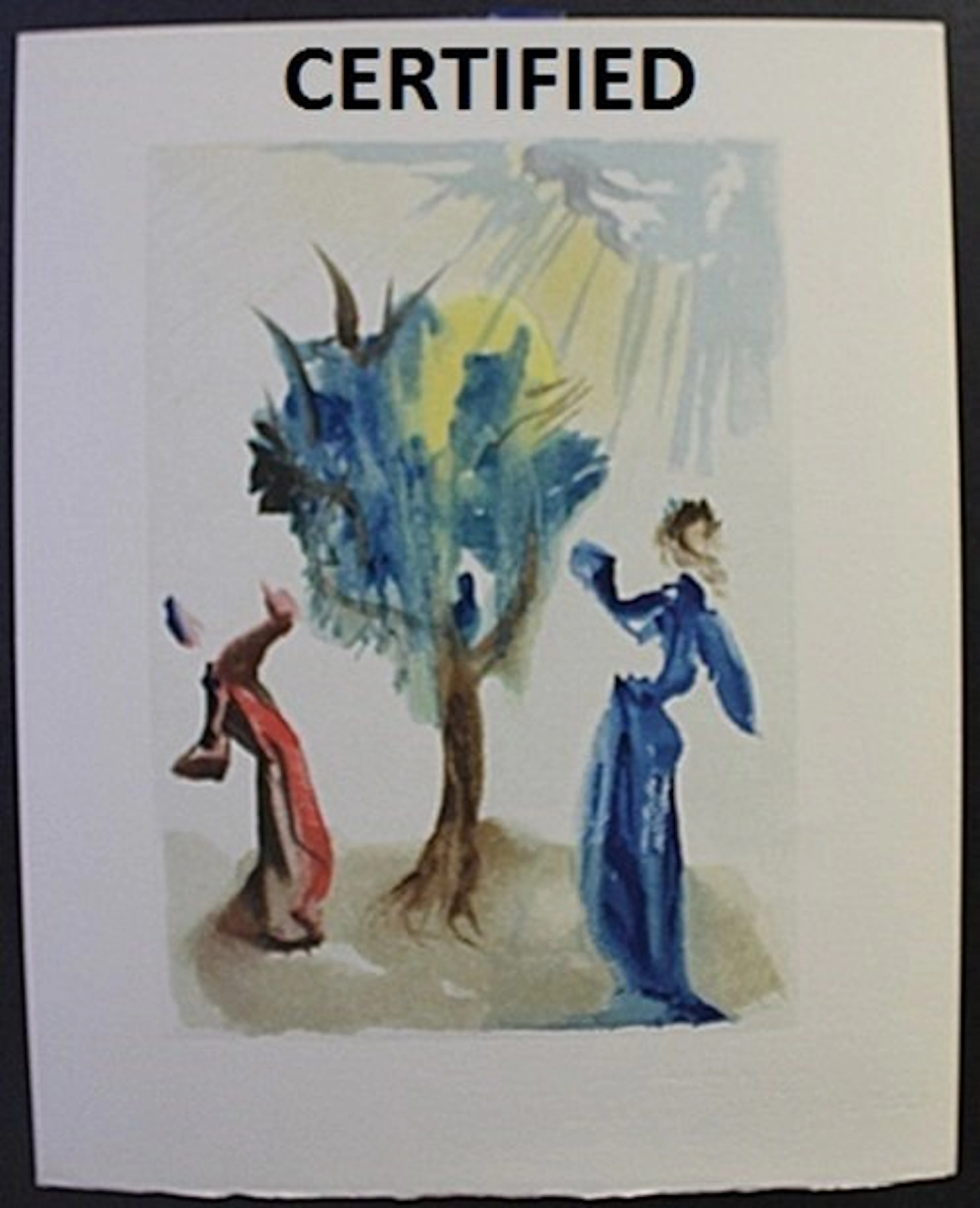 "The Tree of Punishment" Authentic Salvador Dali