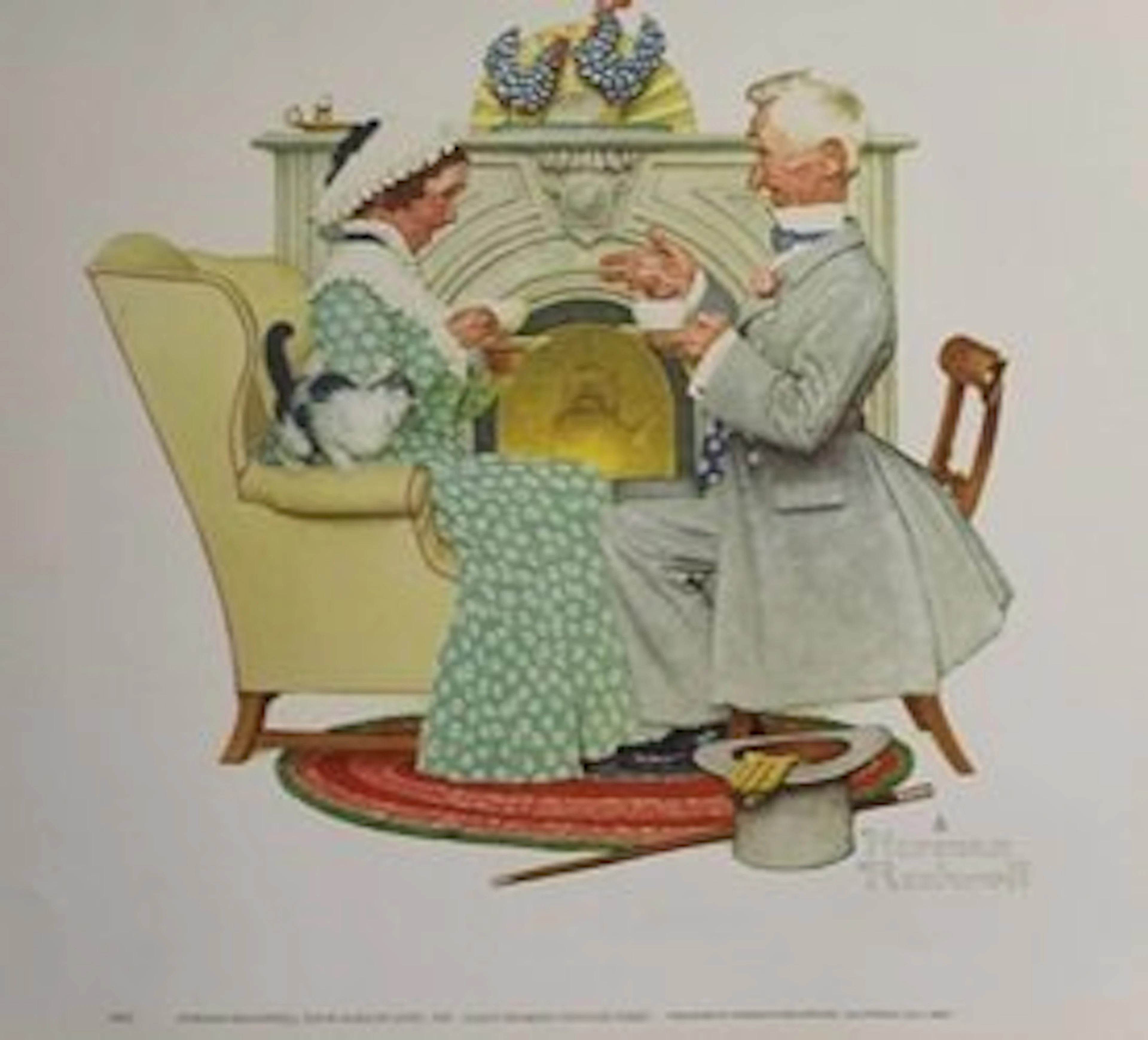 Print Four Ages of Love - Norman Rockwell