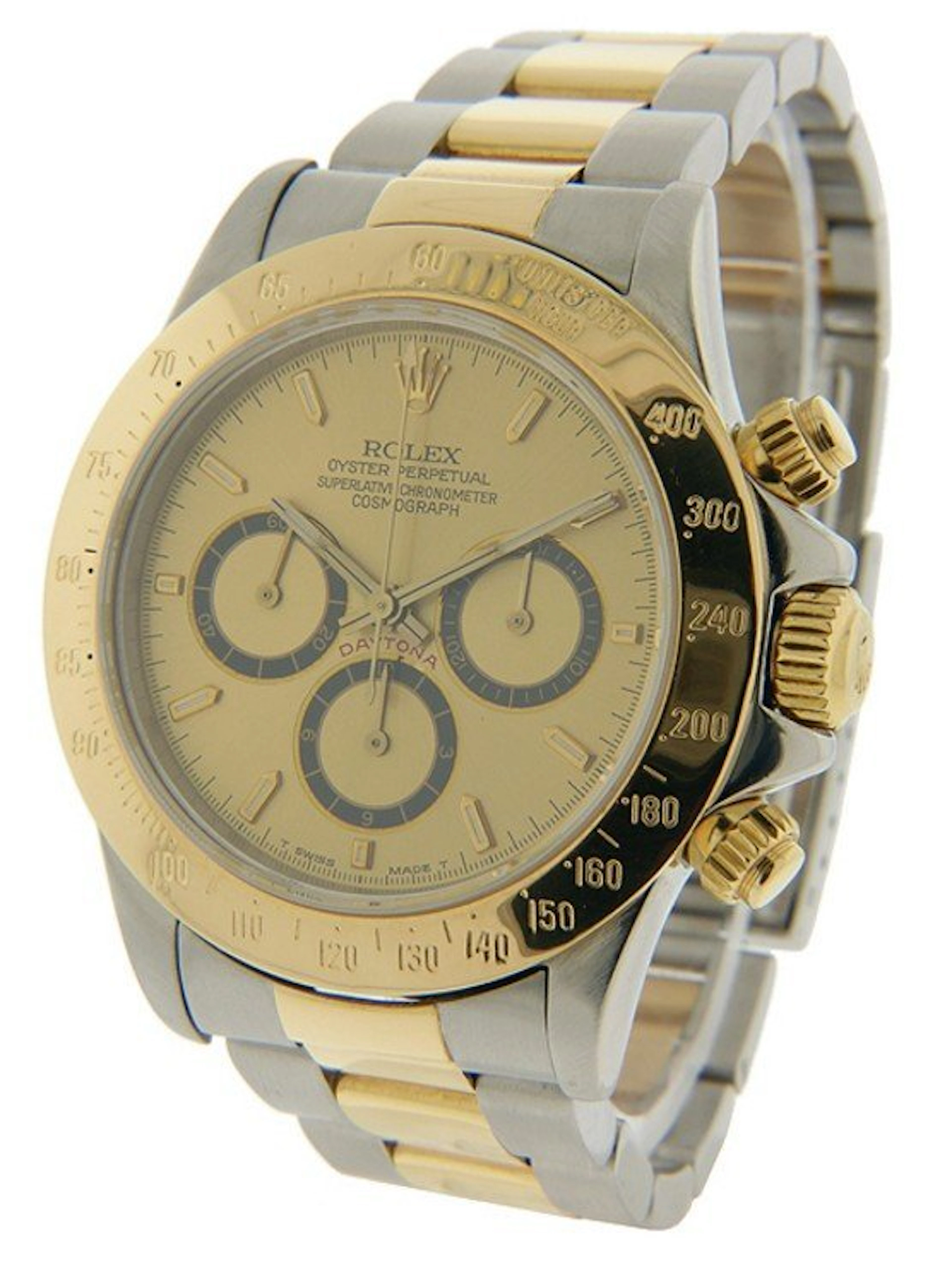 Men's 18K Gold Daytona Zenith Rolex Watch