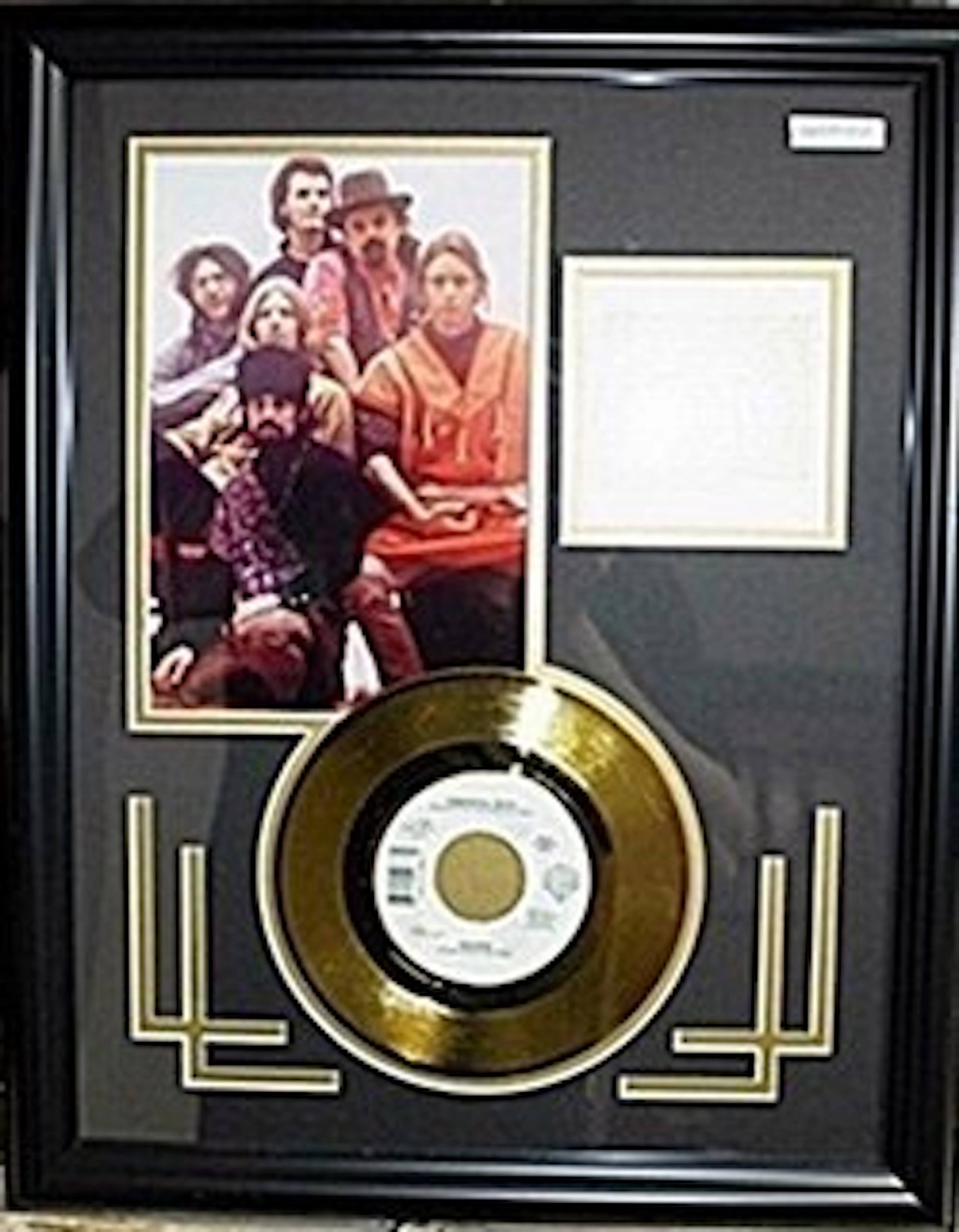 The Grateful Dead Giclee with "Truckin" Gold Album