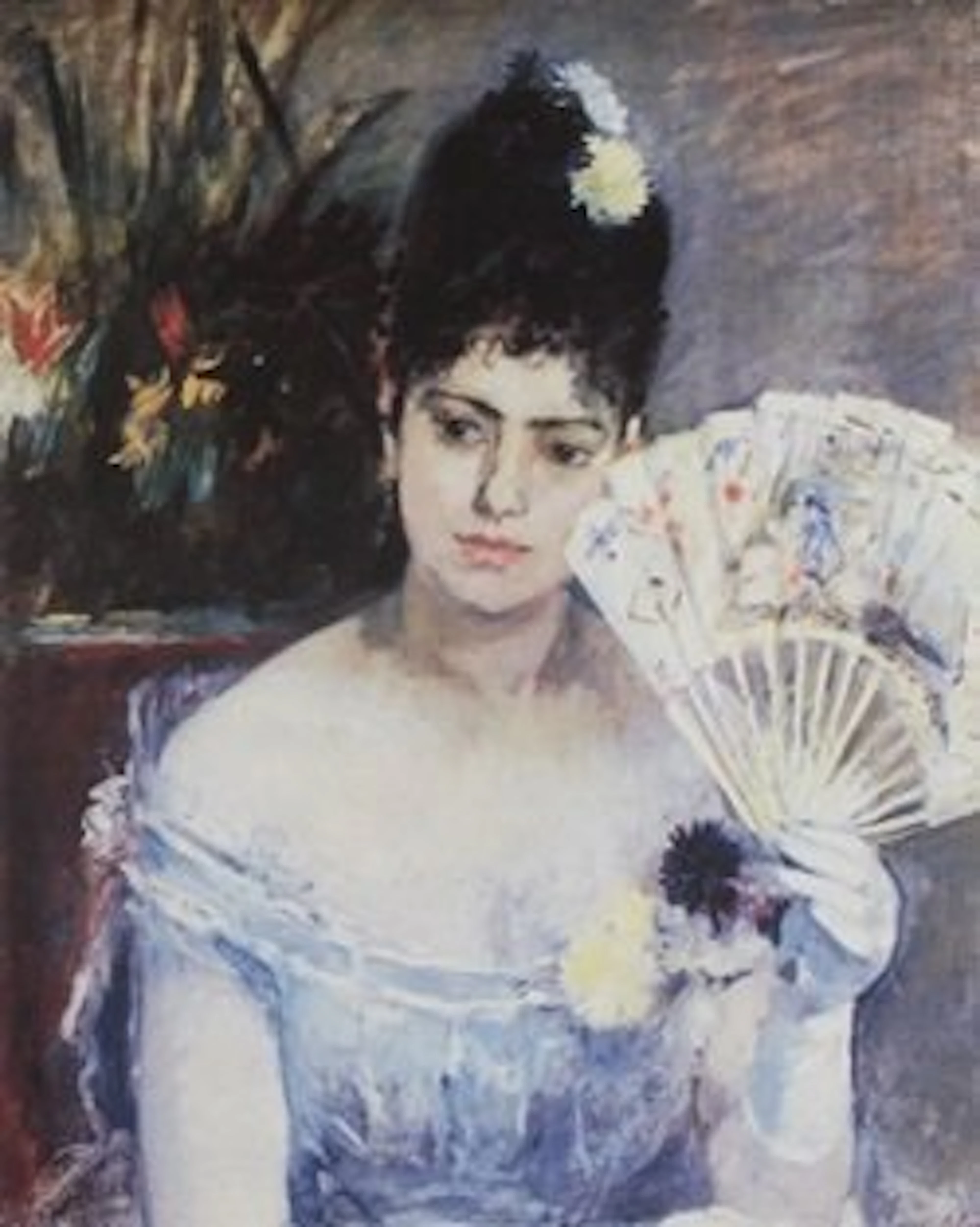 Lithograph Jeune Fille au Bul - Berthe Morisot