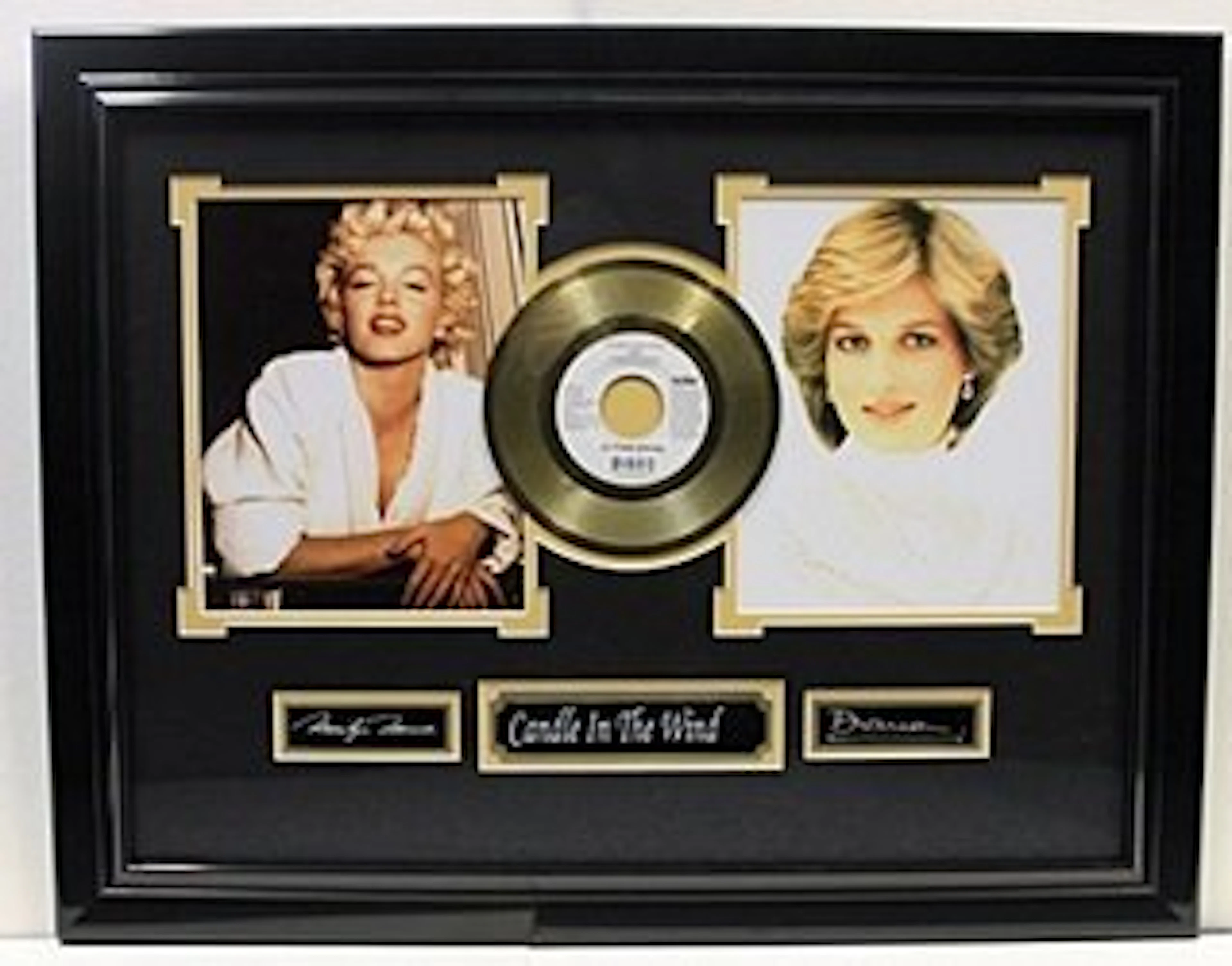 Candle in the Wind - Gold Plated Record - Memorabilia