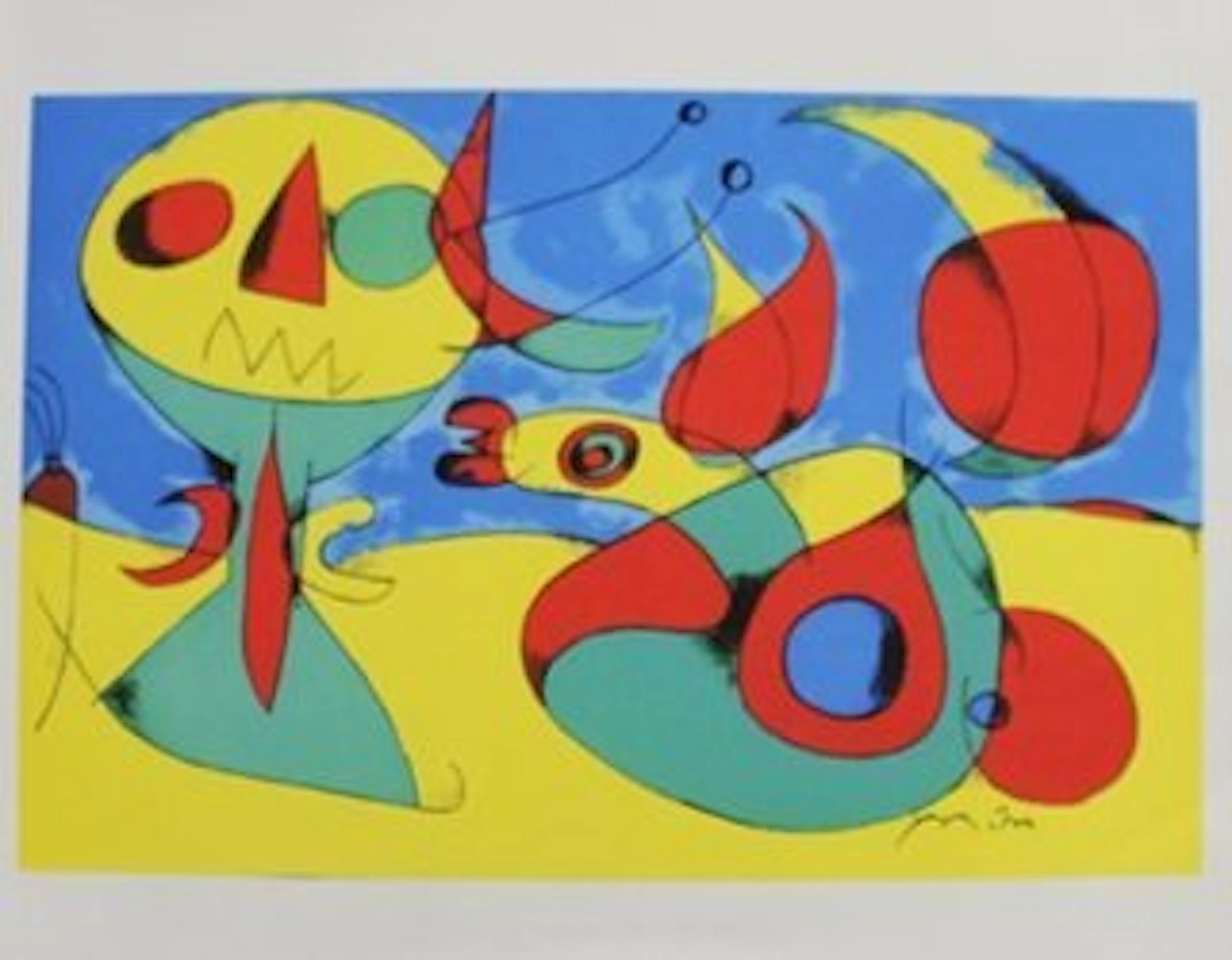 Lithograph By Joan Miro