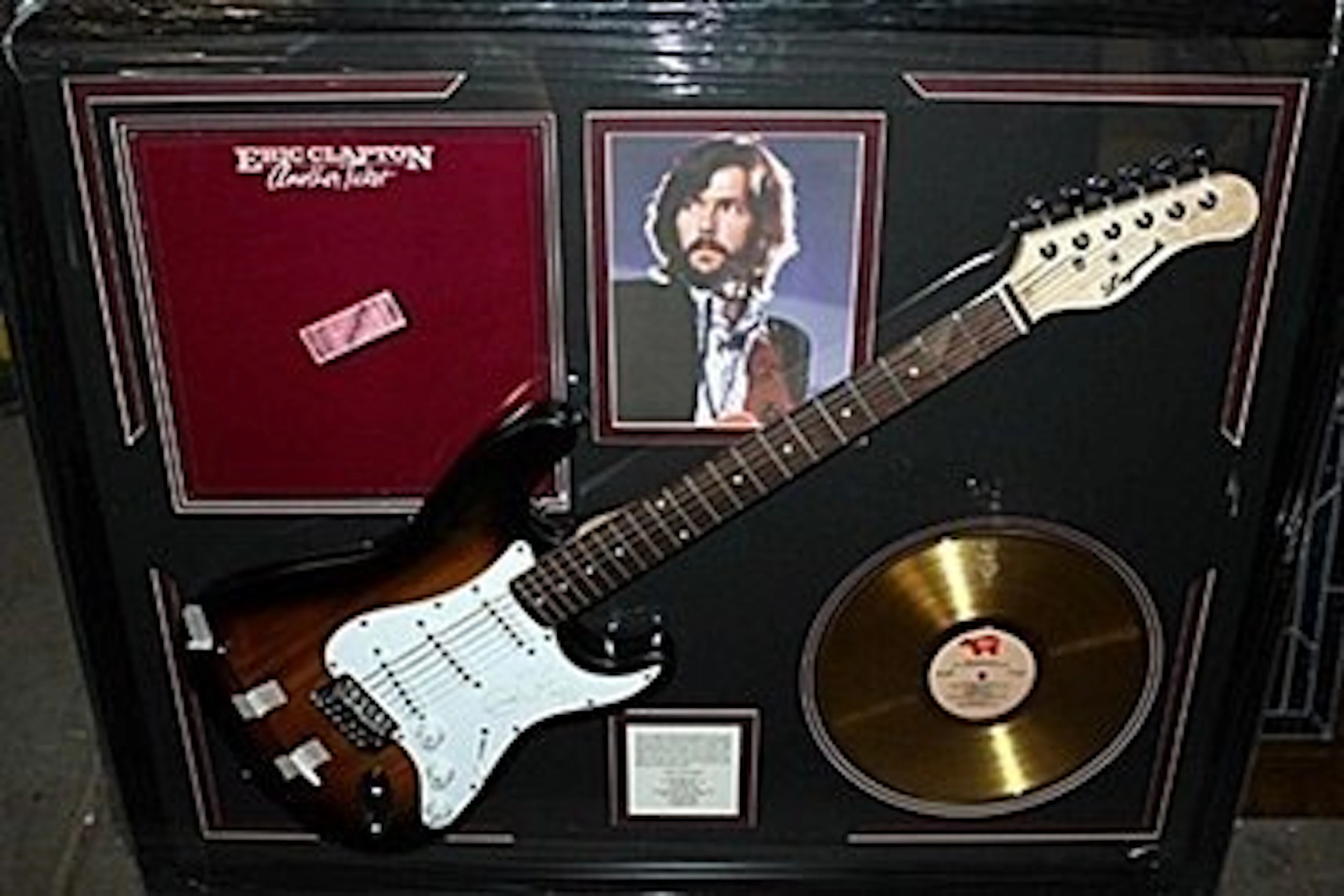 Eric Clapton Signed Guitar & Memorabilia