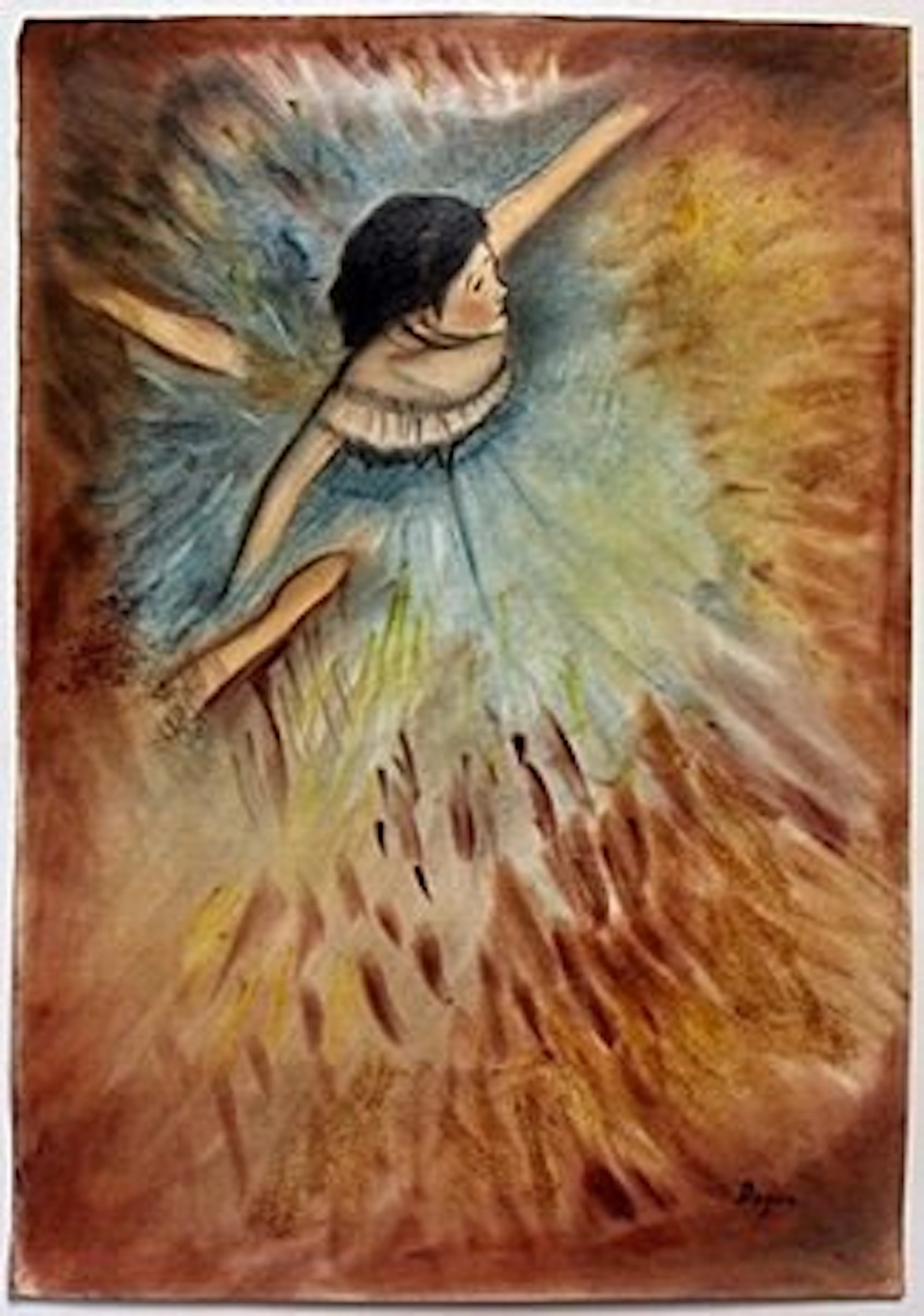 Pastel Drawing on Paper - Edgar Degas