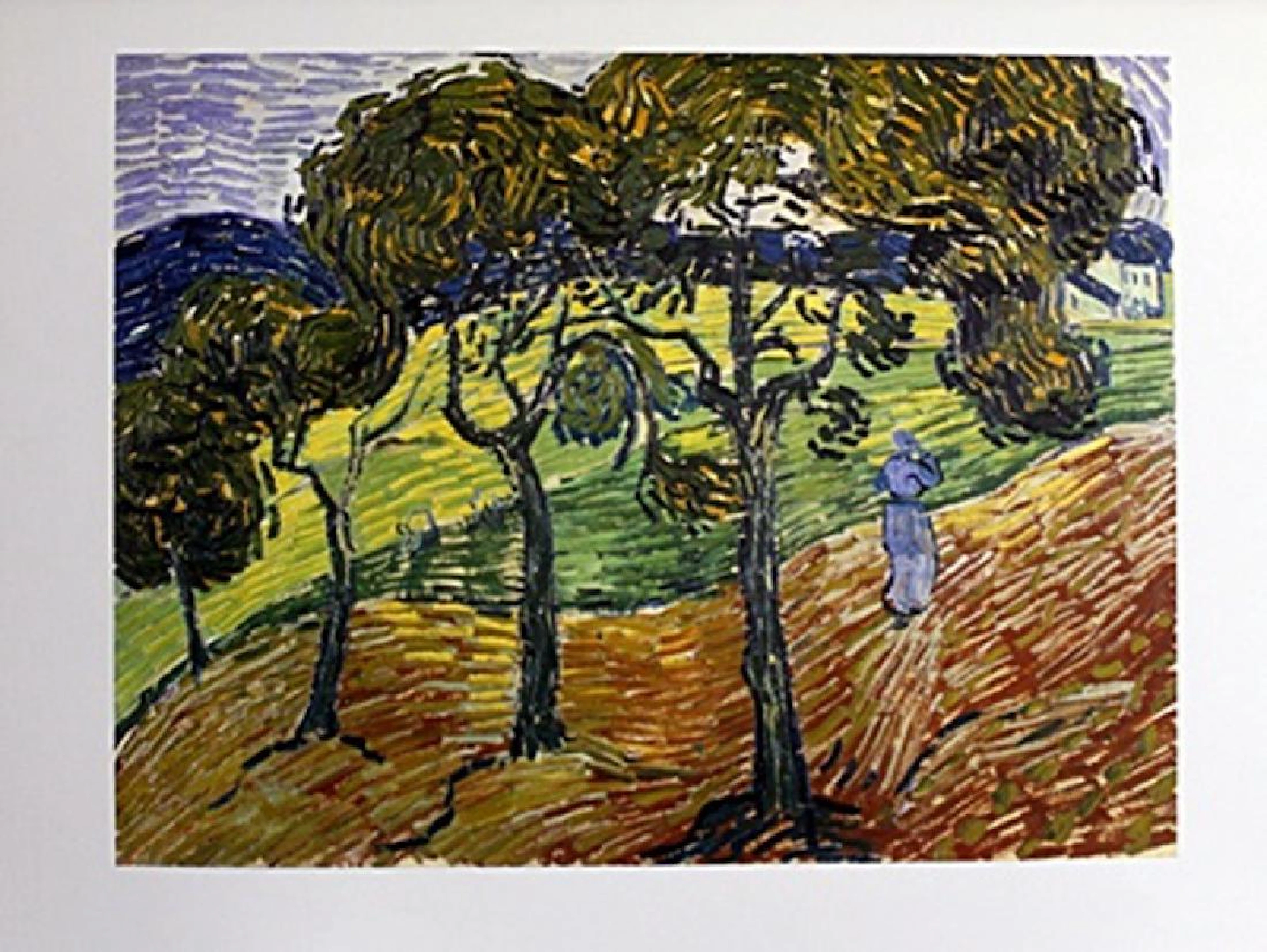 Print "Landscape with Figures" Vincent Van Gogh (155A)