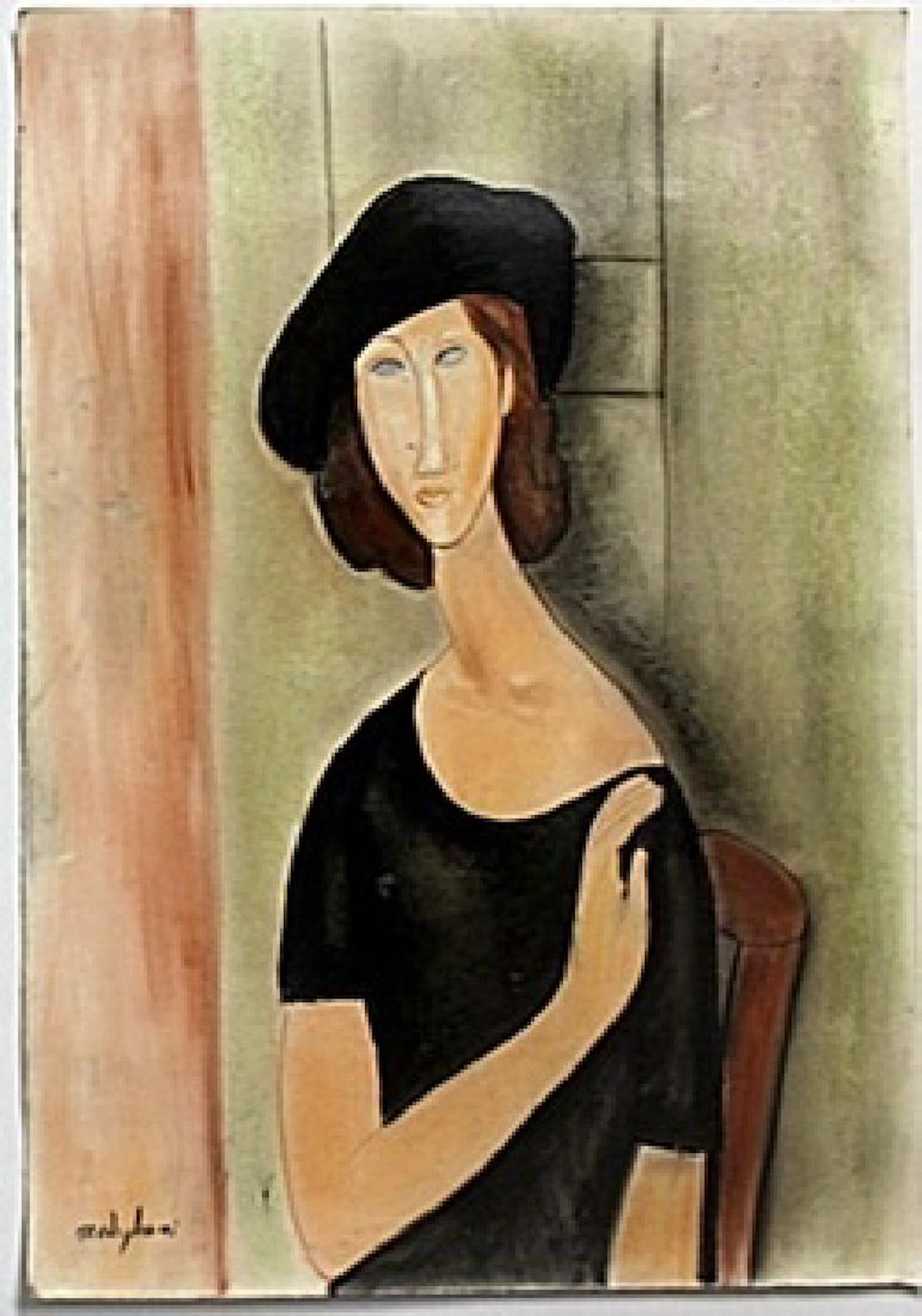 Pastel on Paper - Amadeo Modigliani