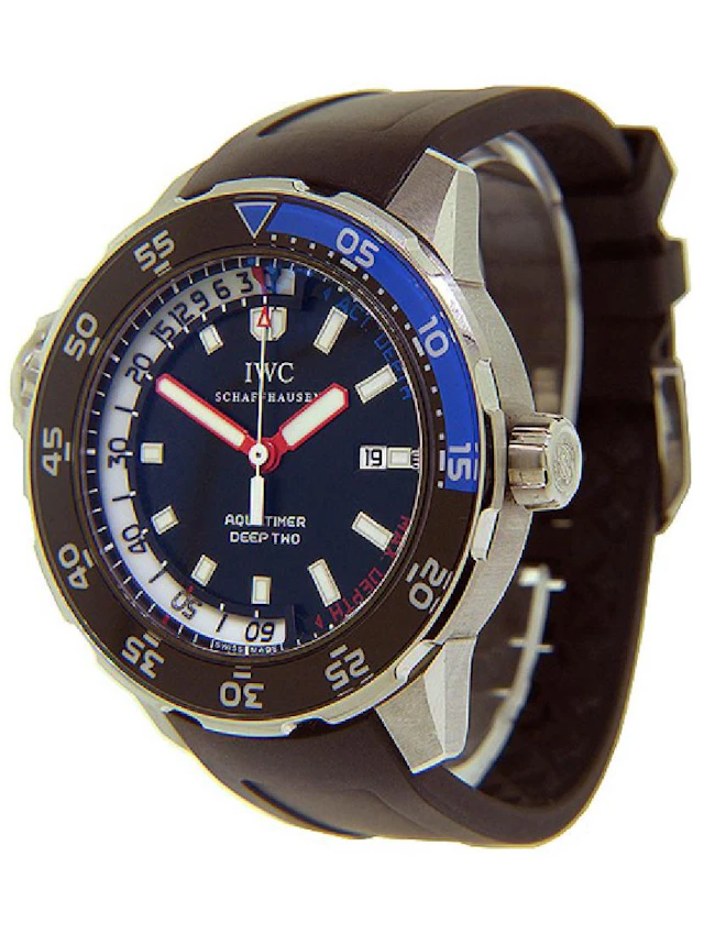 Men's IWC Aquatimer Deep Two Watch