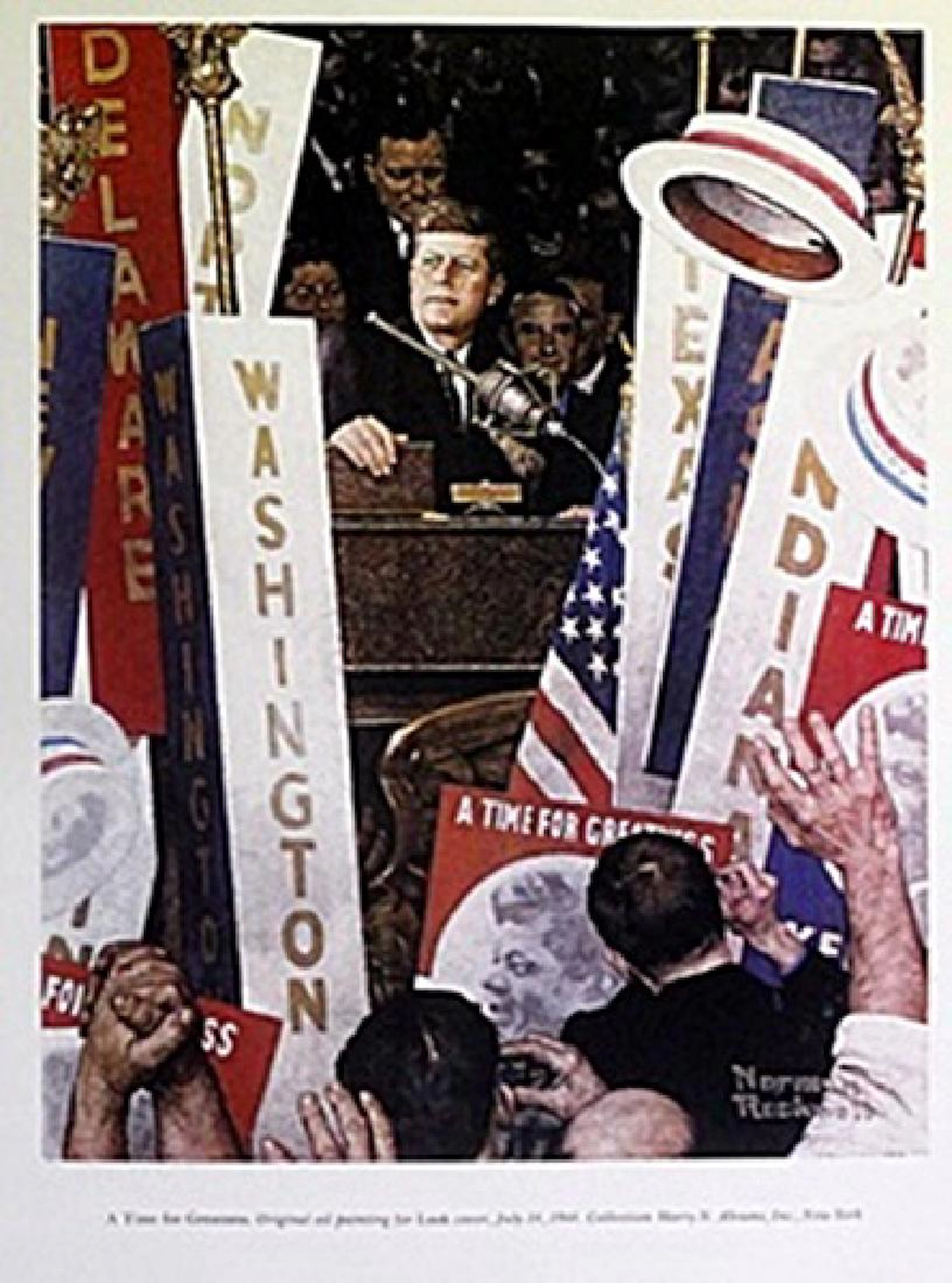 Print - A Time for Greatness - Norman Rockwell