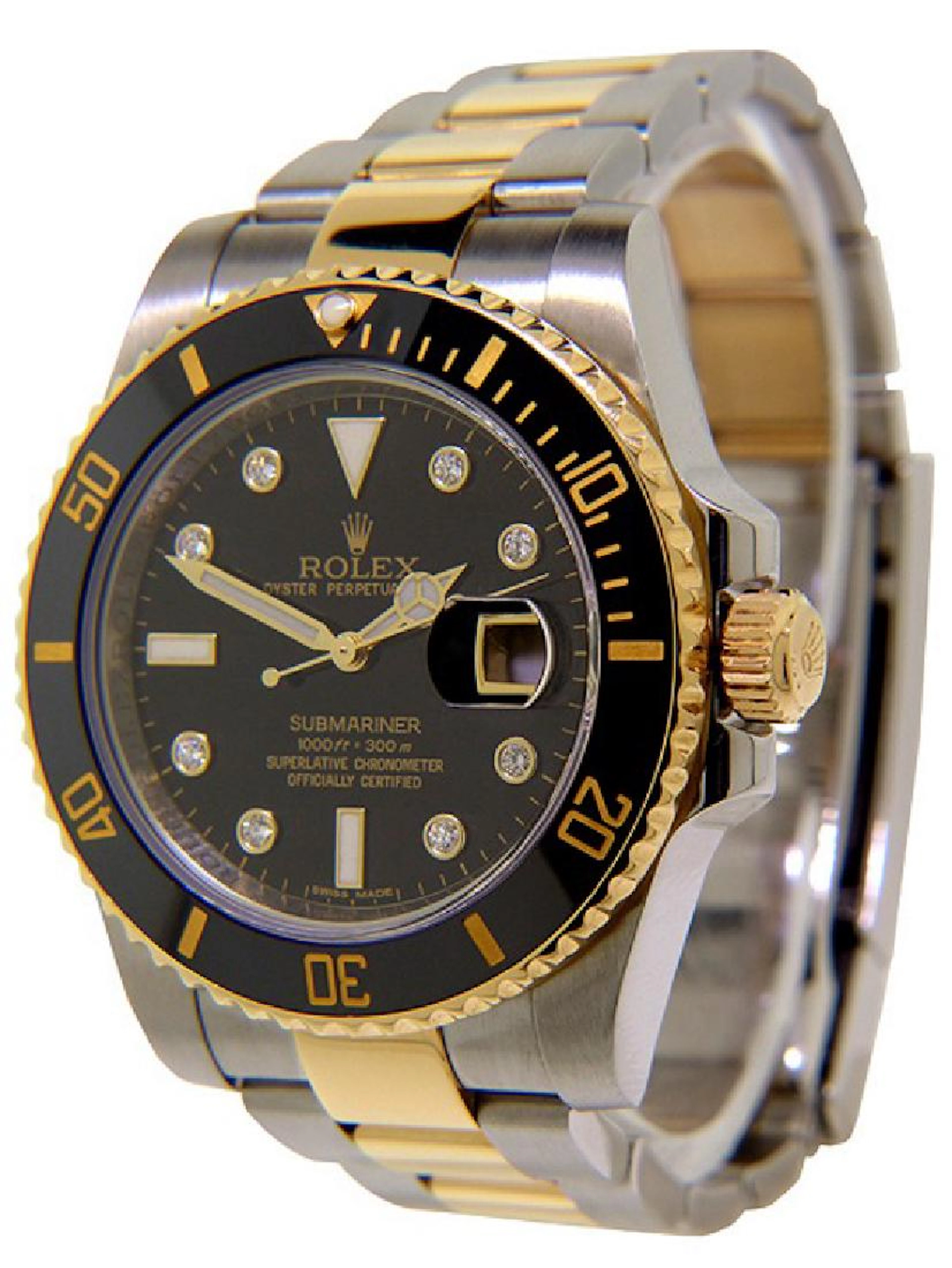 Men's 18K Gold Submariner Rolex Watch