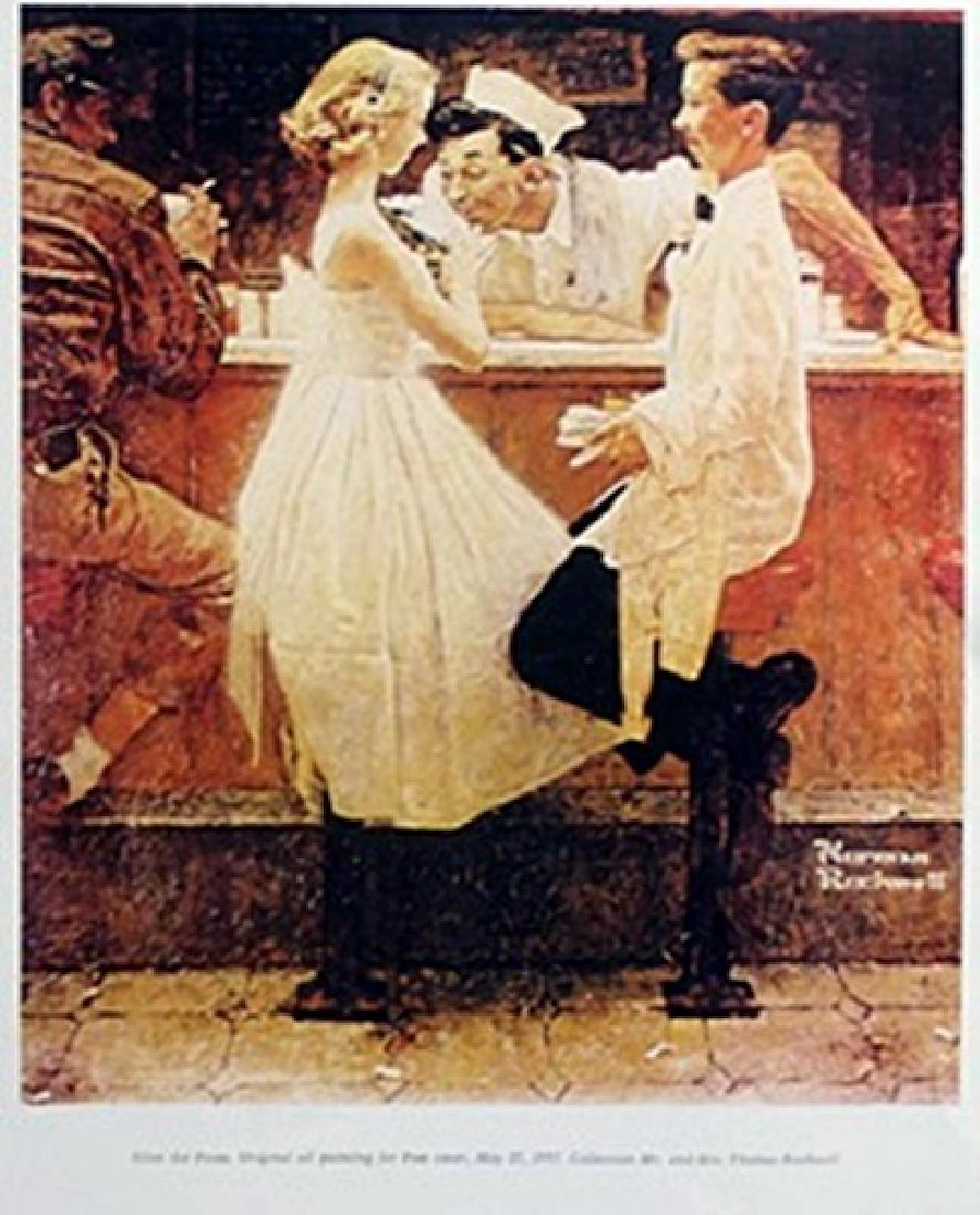Print - After the Prom - Norman Rockwell