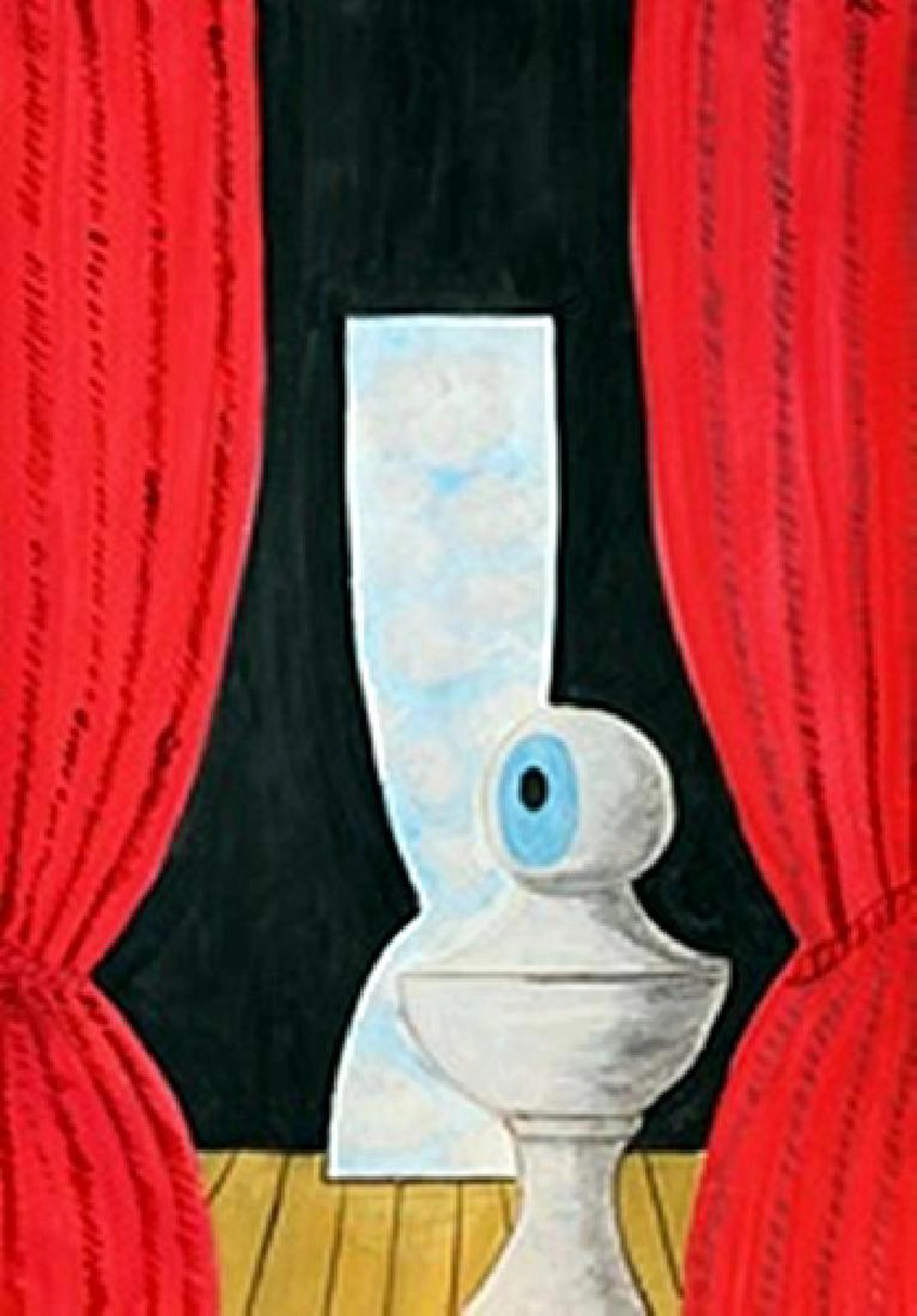 The Eye - Rene Magritte - Watercolor On Paper