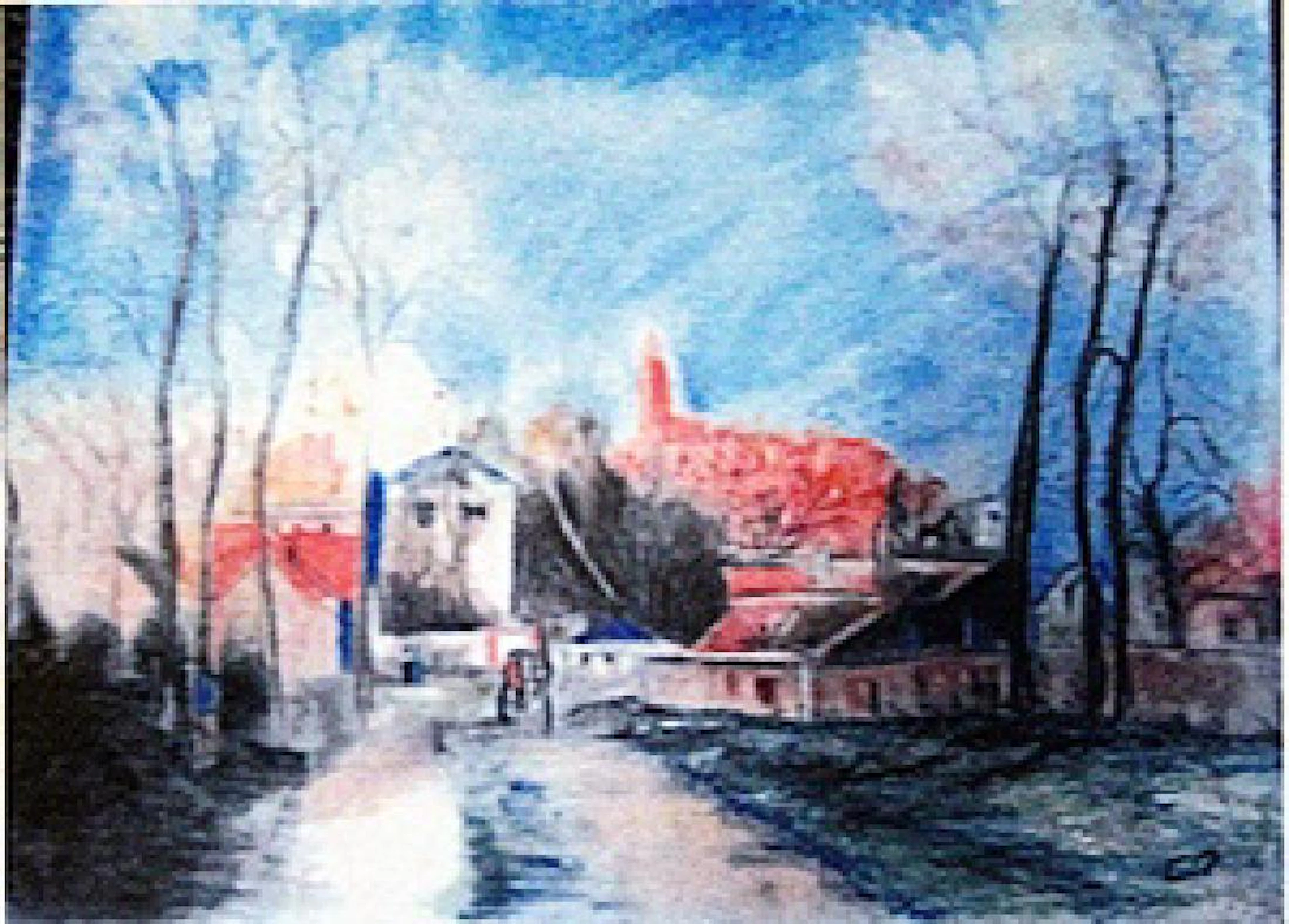 Camille Pissarro - The Hermitage at Pontoise