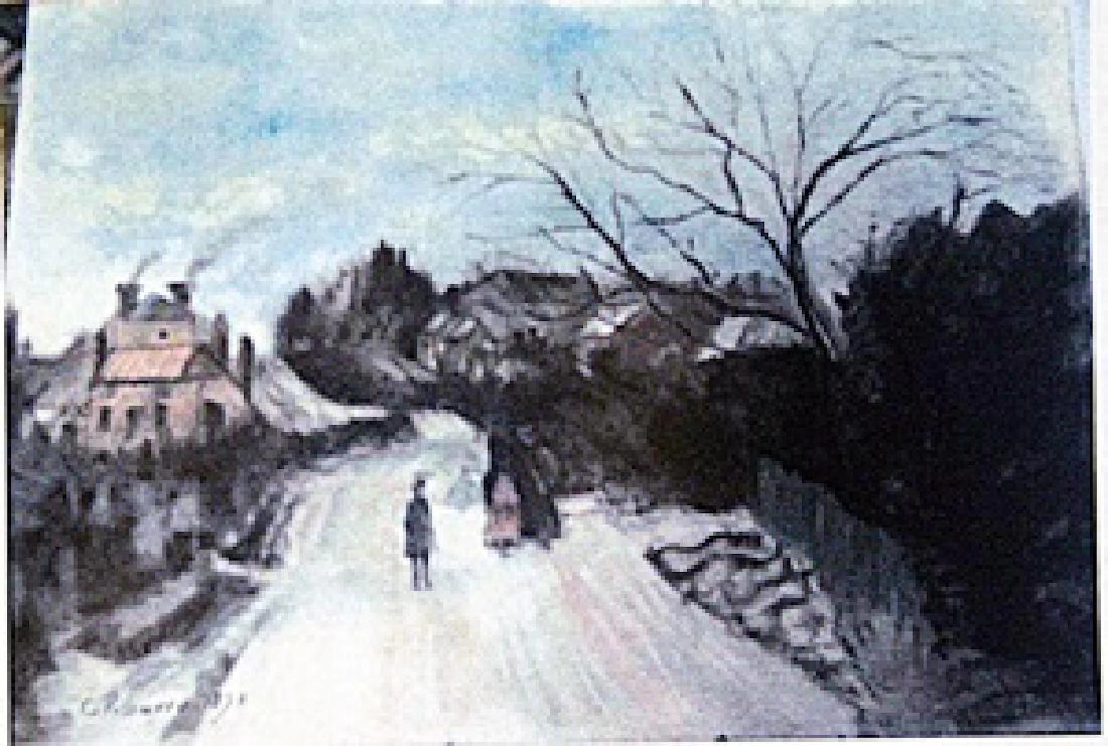 Camille Pissarro - The White Frost