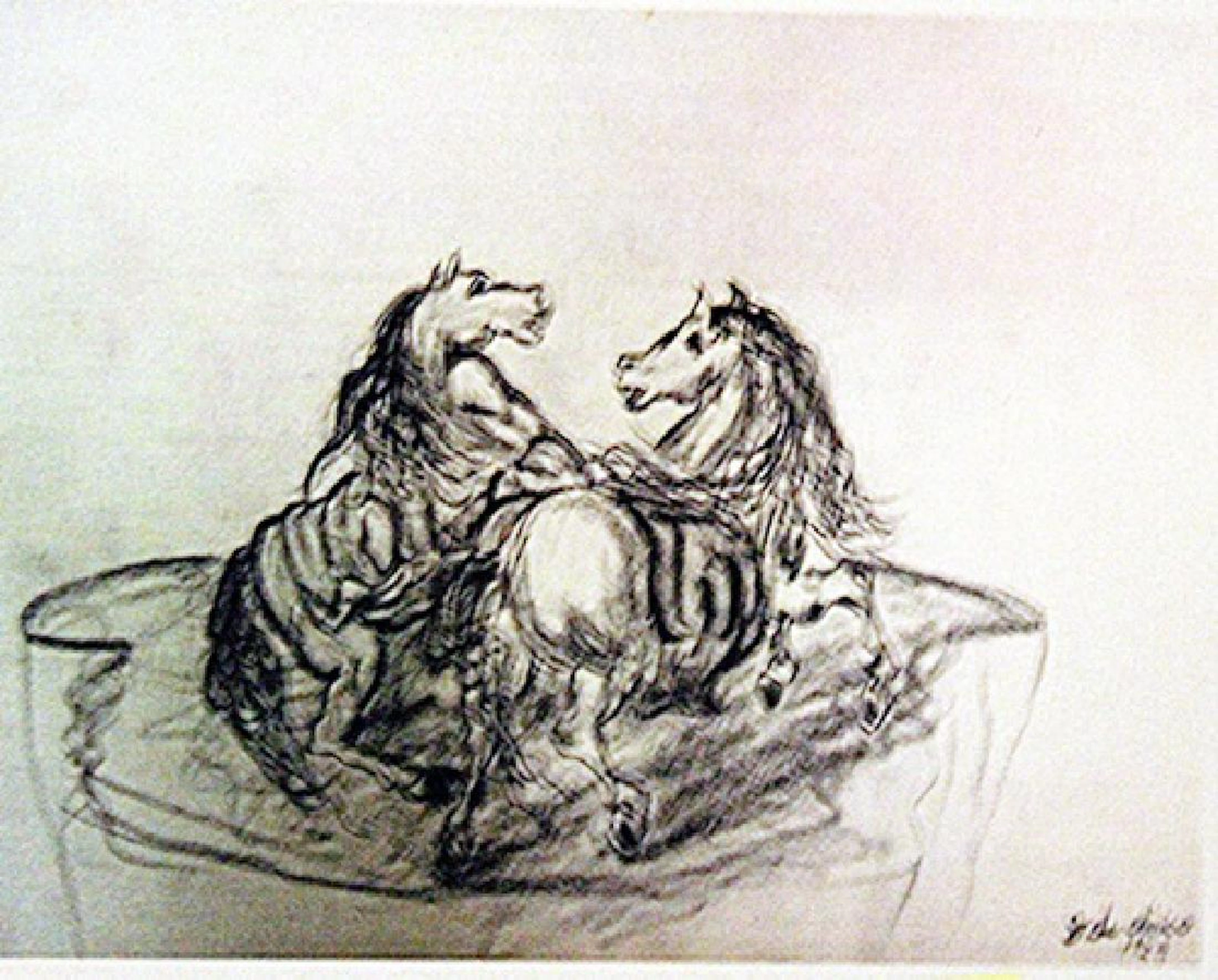 Giorgio De Chirico - Two Horses