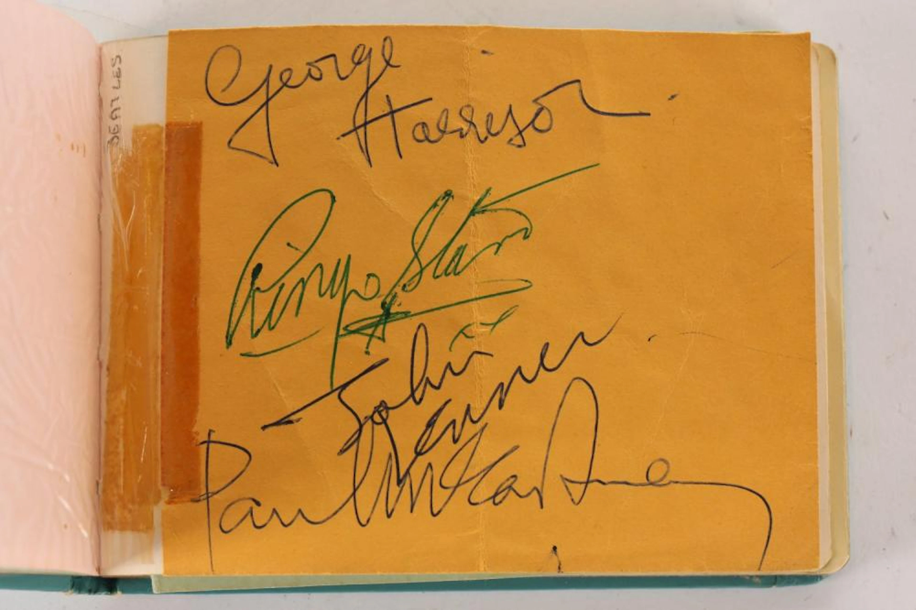 The Beatles: an early 1960s autograph book