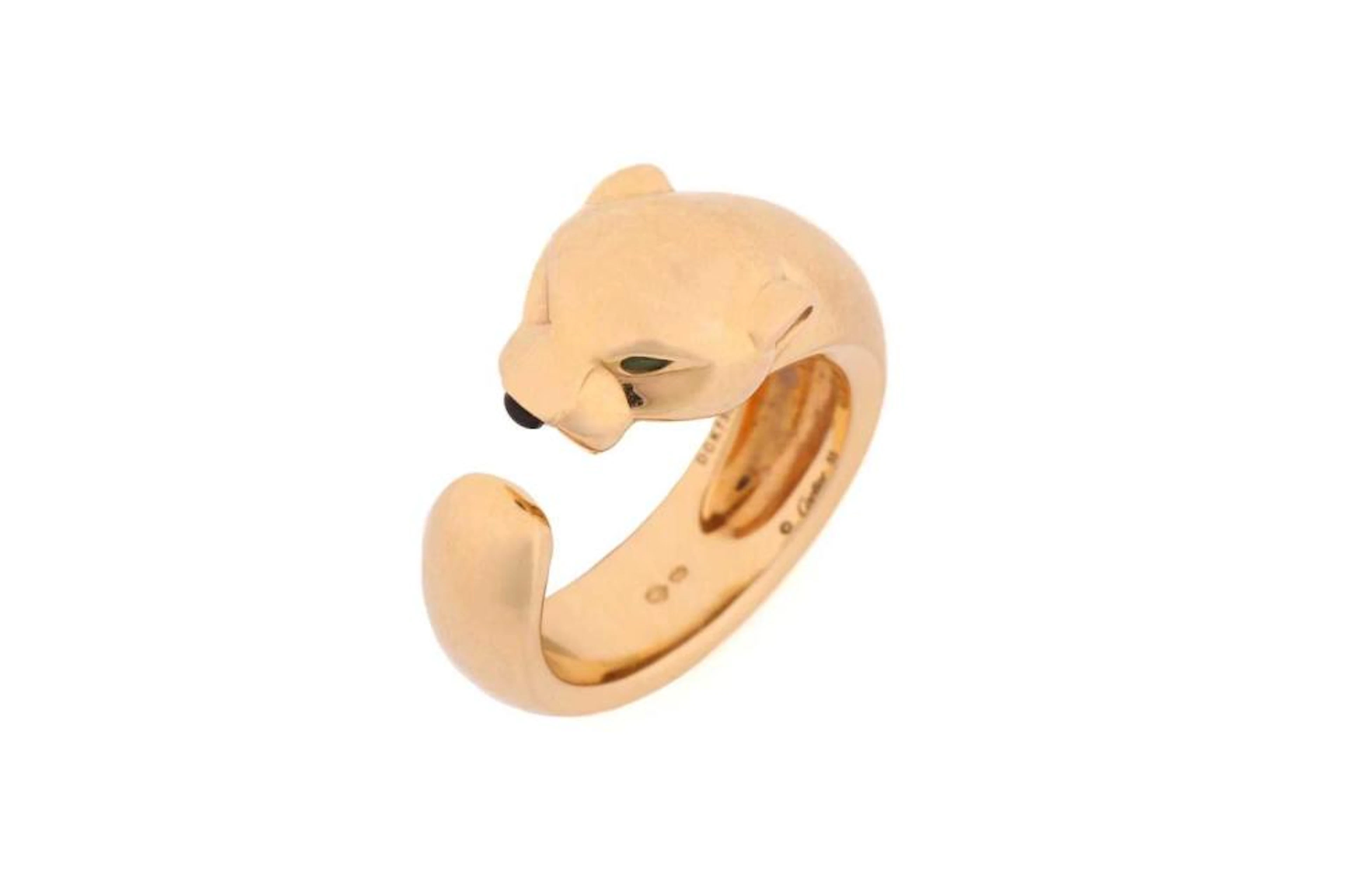 A Cartier 'Panthère de Cartier' 18ct yellow gold ring