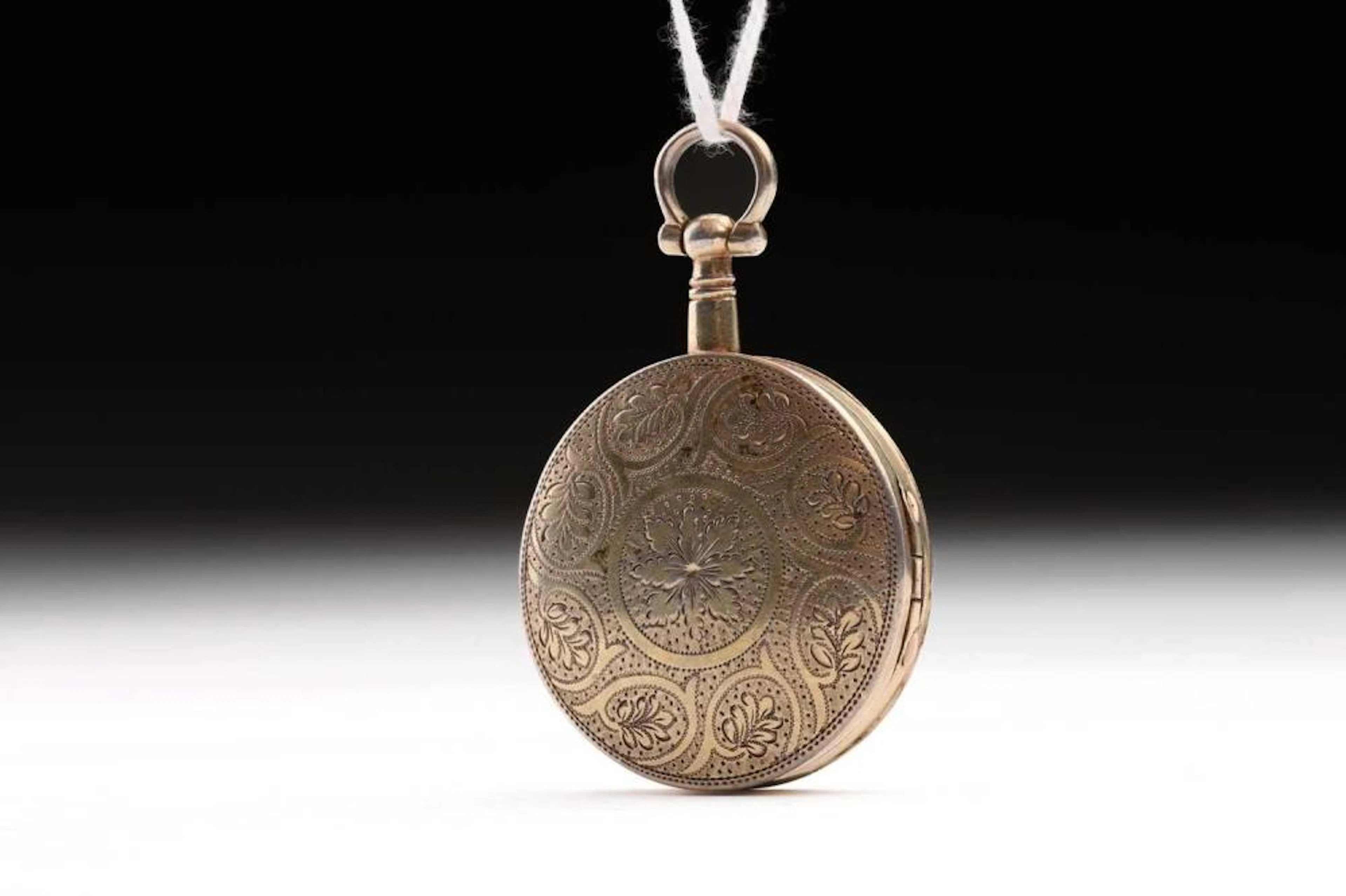 A George III novelty vinaigrette in the form of a watch...