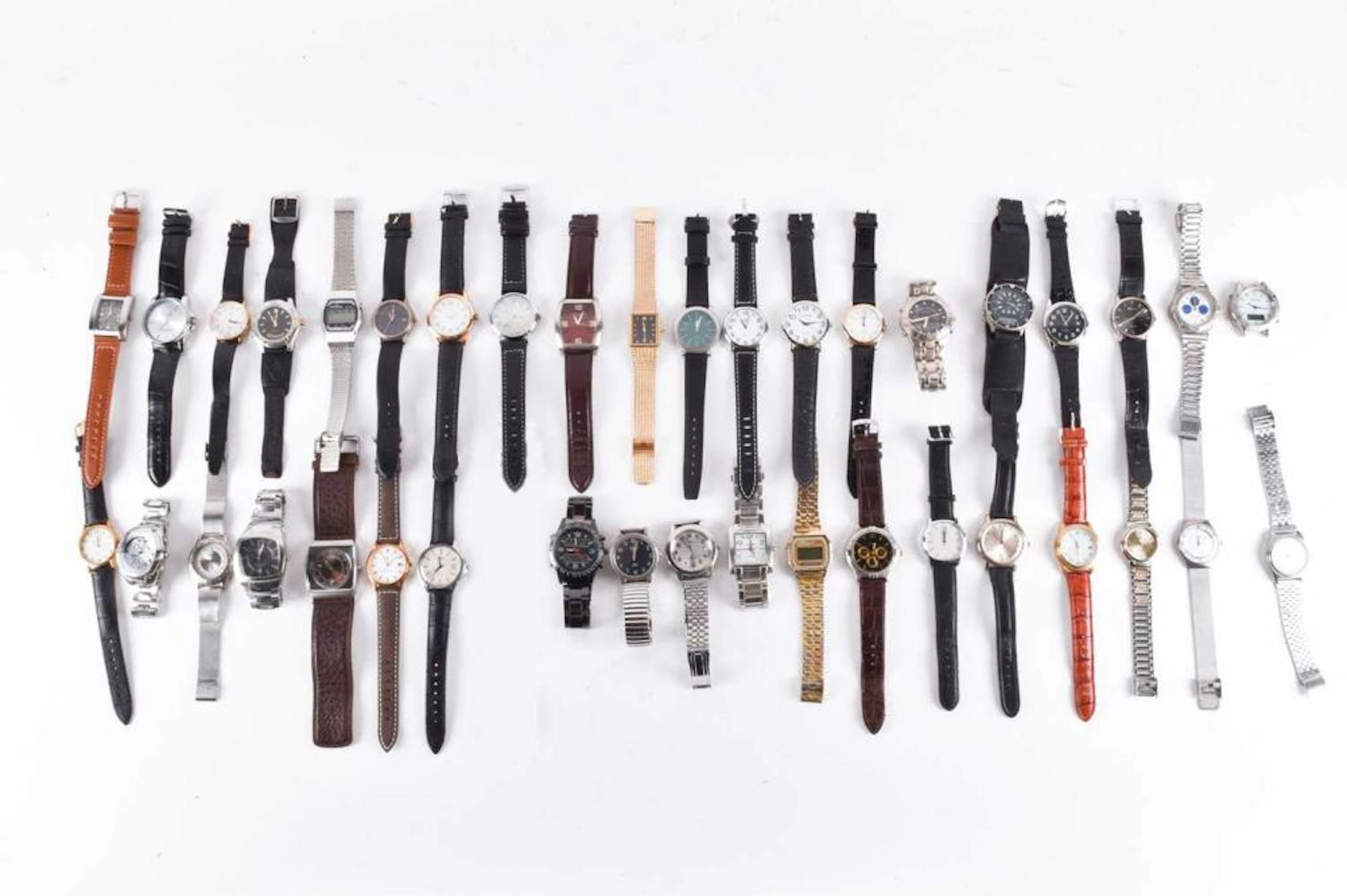 A lot consisting of 39 gentleman's quartz watches