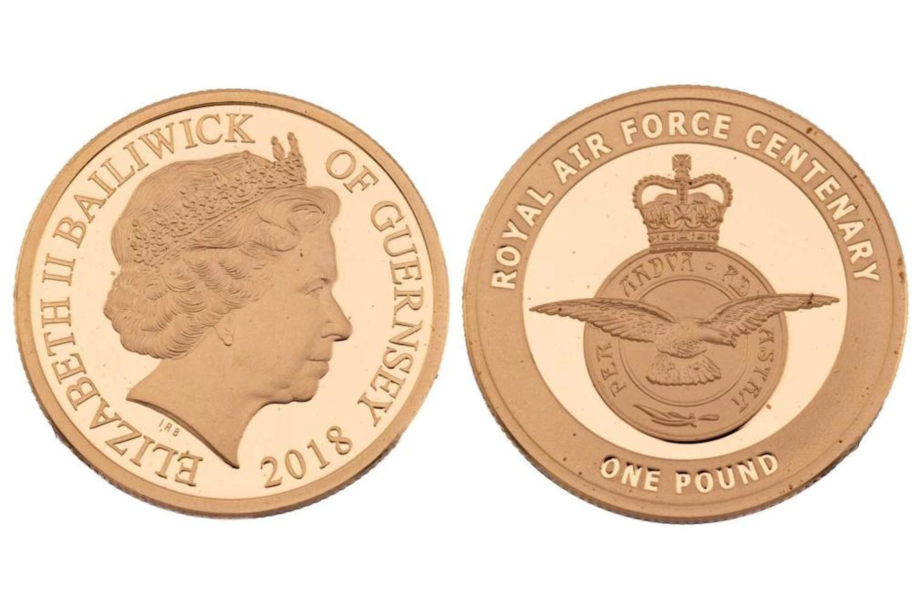 A 2018 RAF Centenary Proof One Pound gold coin