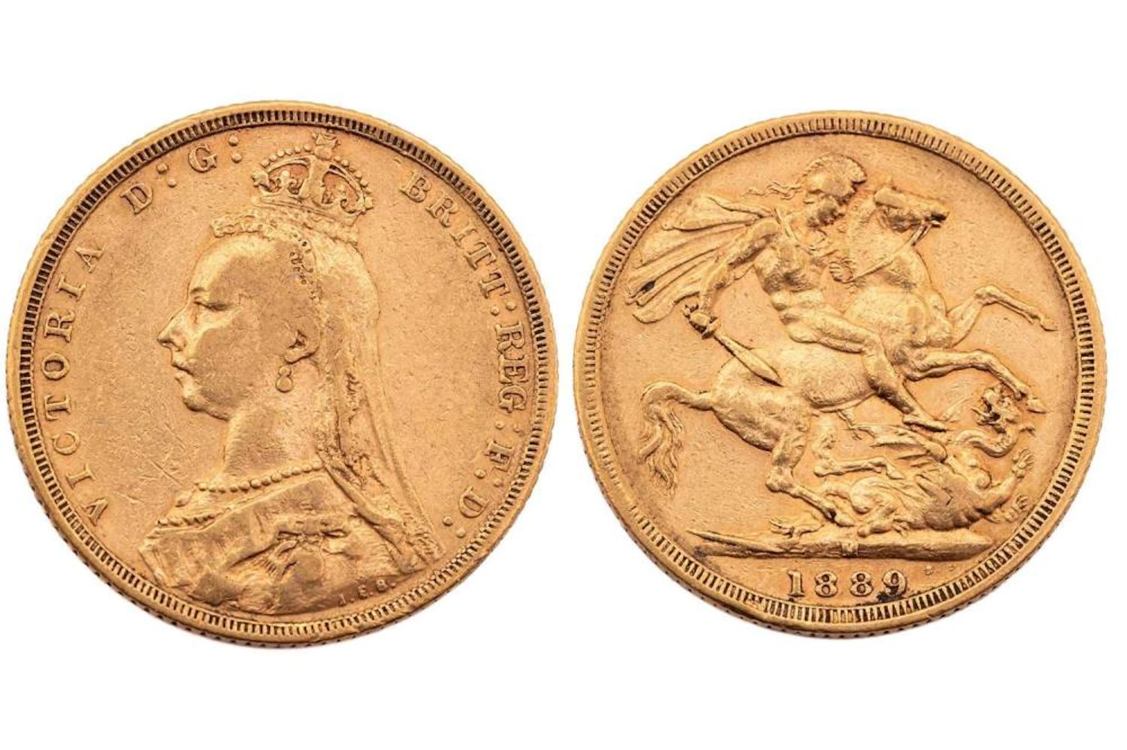 A Victoria Jubilee head sovereign, dated 1889, Melbourne mint.