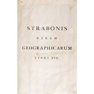 Geography - Strabone - Rerum geographicarum Libri XVII
