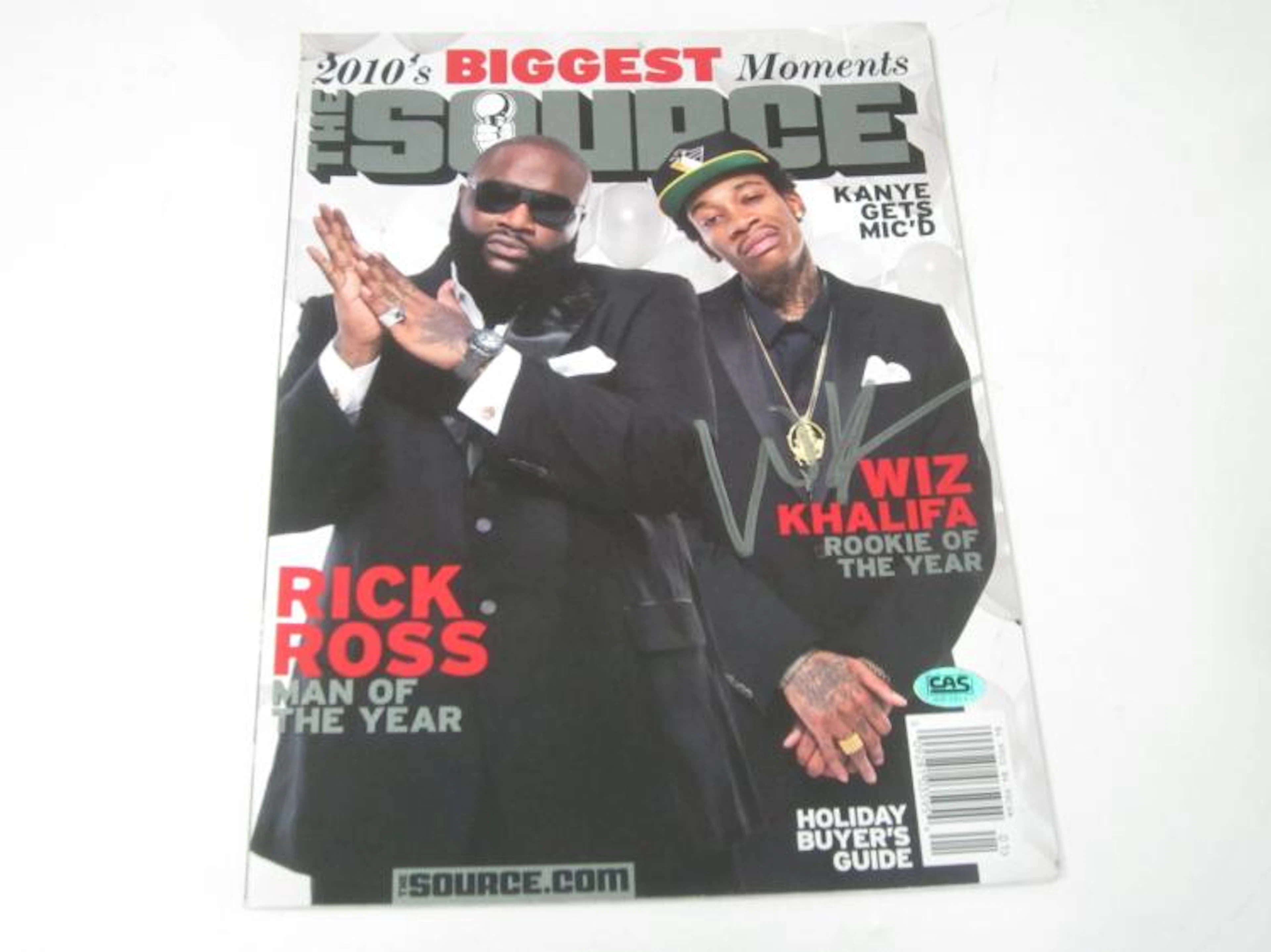 Wiz Khalifa Music Artist Signed Autographed Magazine Certified Coa