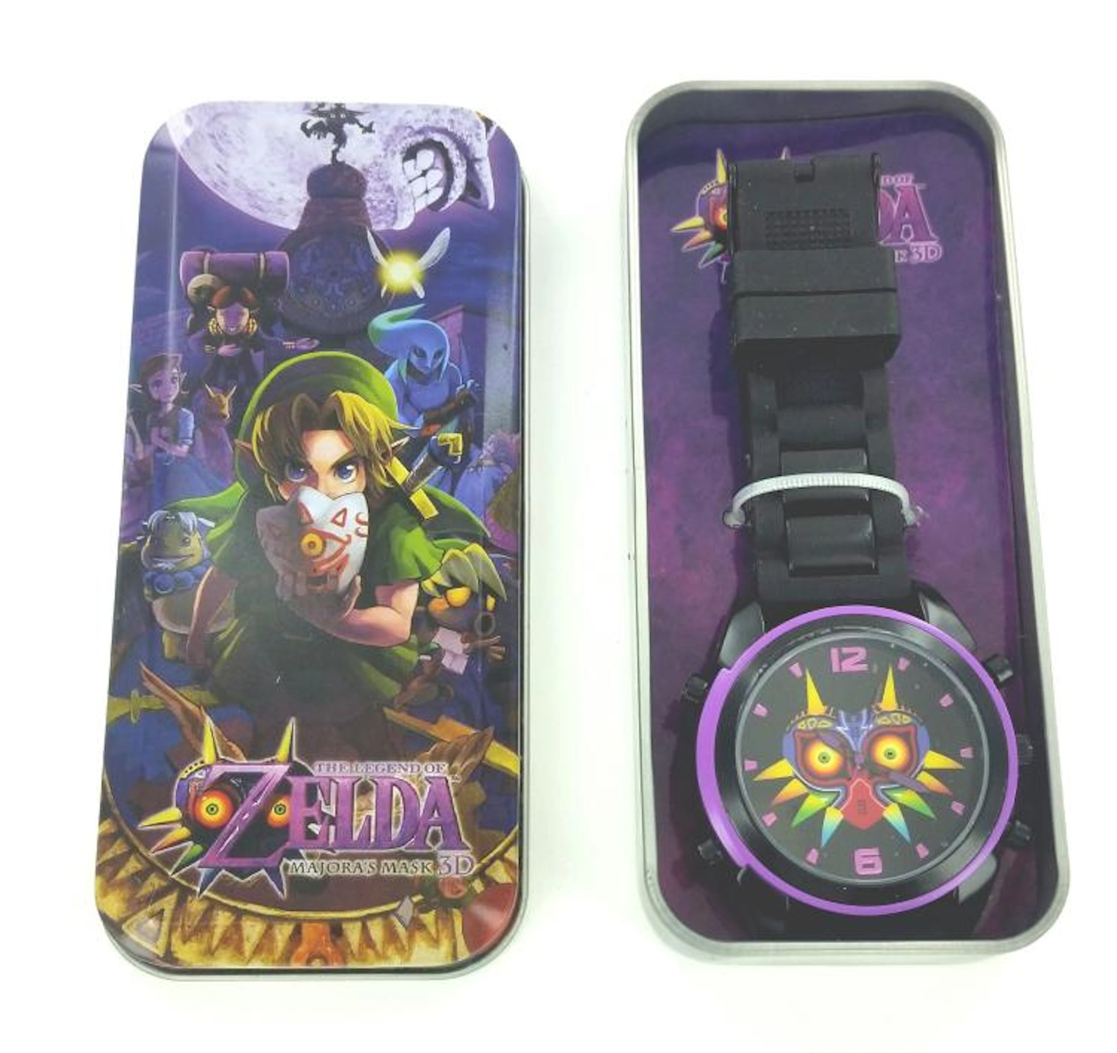 Mens Large The Legends of Zelda Majora's Mask 3D Watch, New Never Used