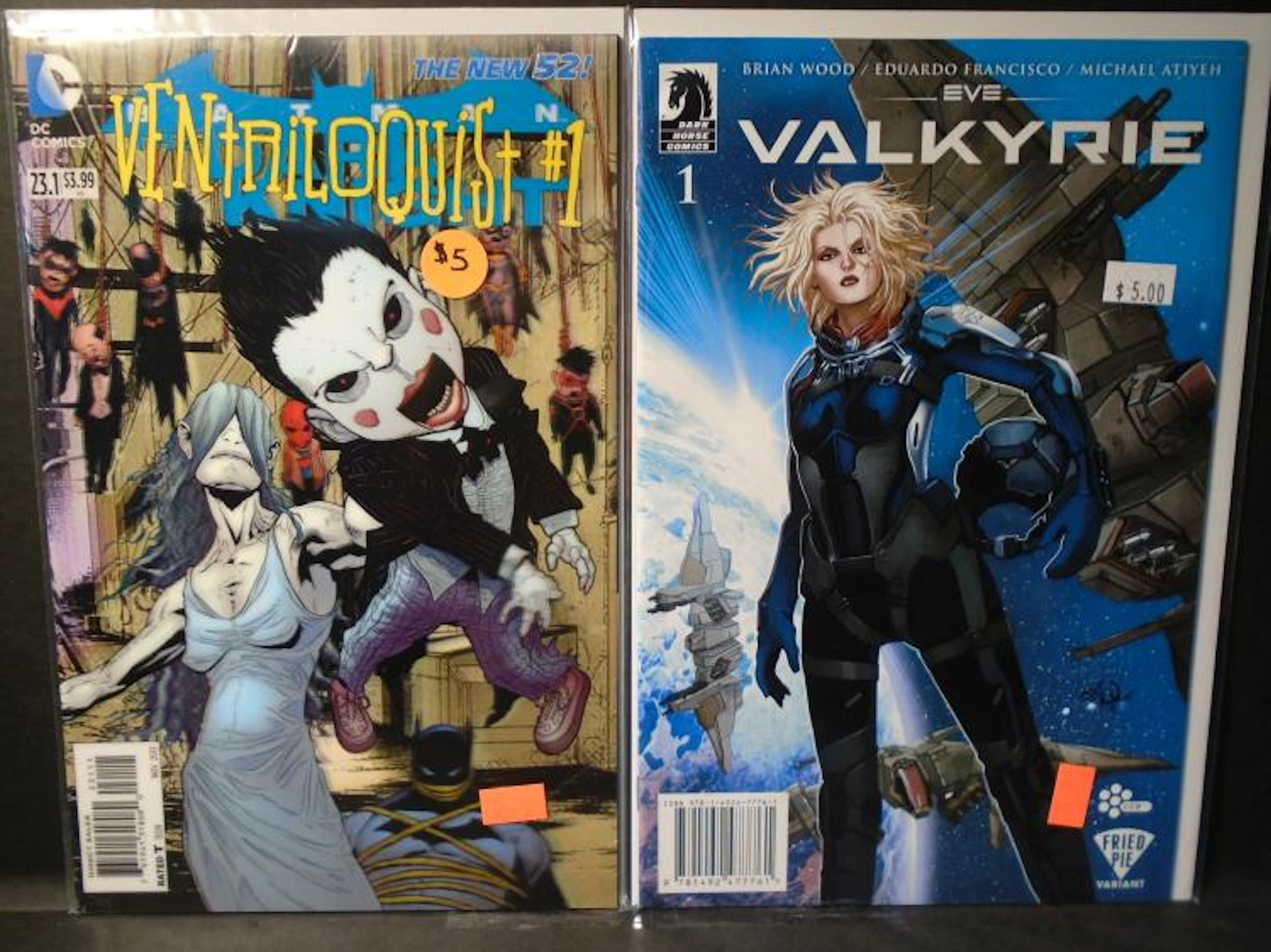 Alphabetical lot, Set of 40 various comic books- "V's" #1