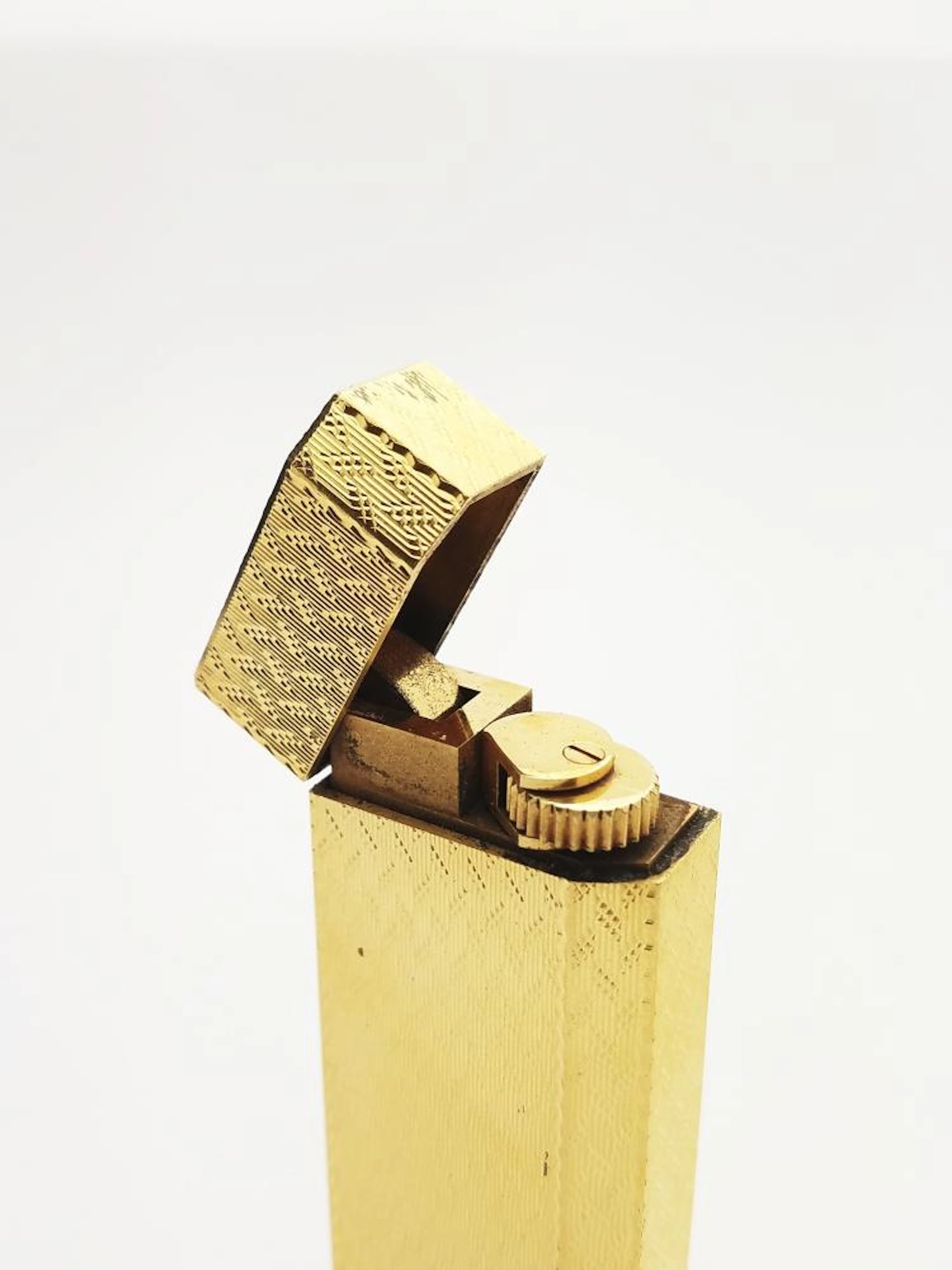 Designer Cartier 18k Gold Lighter