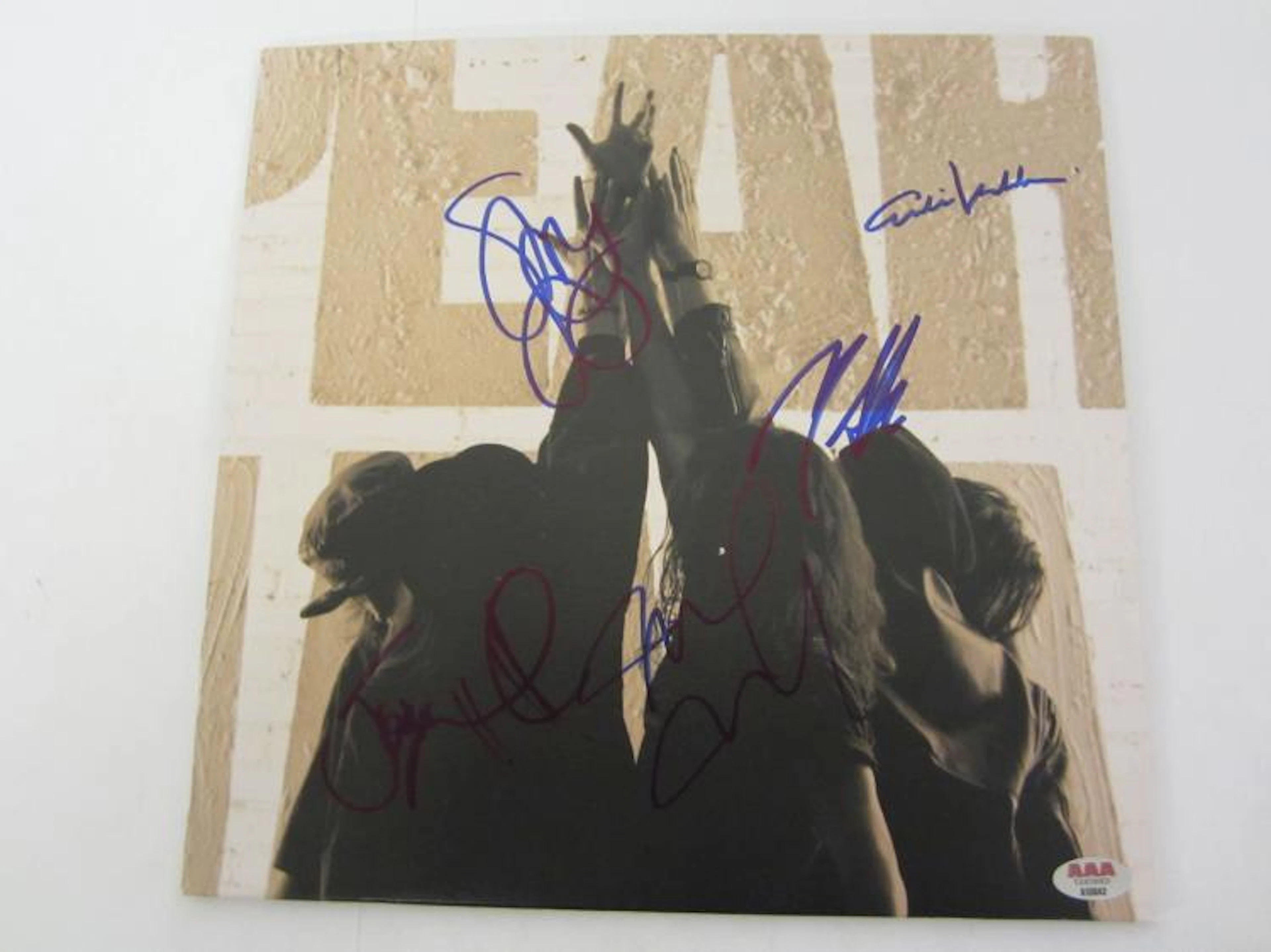 PEARL JAM Signed Autographed "10" Record Album Certified CoA
