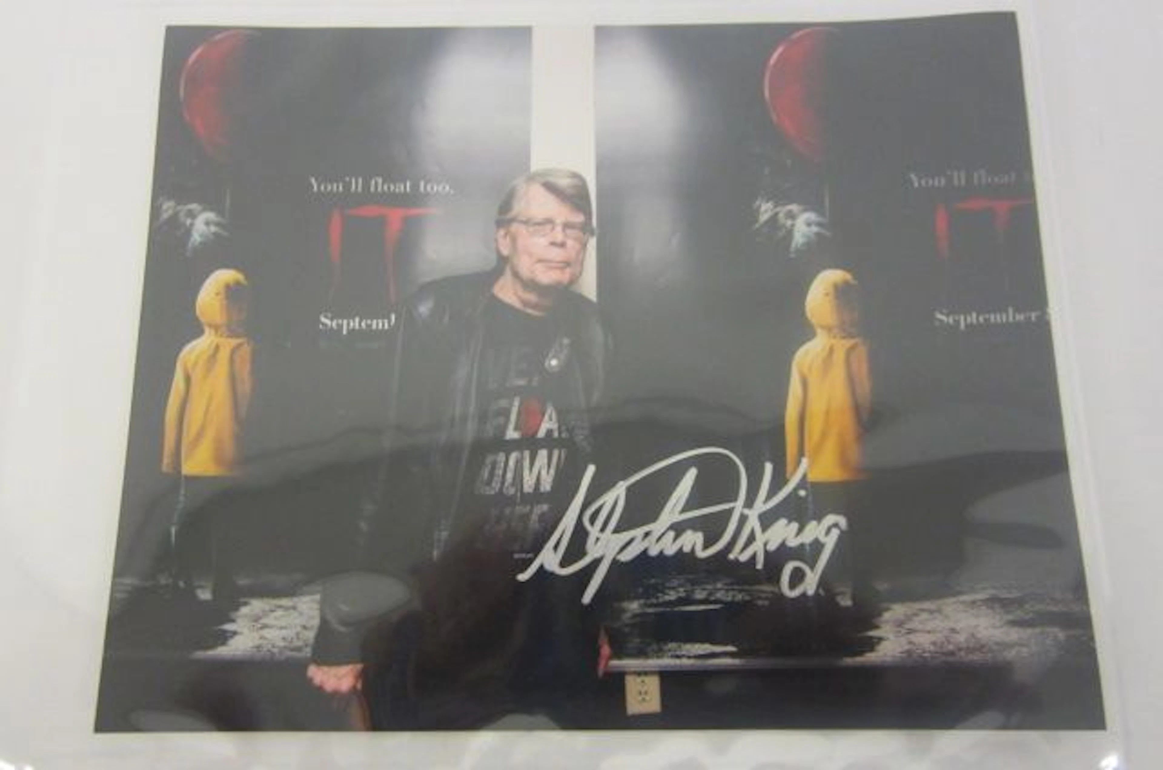 Stephen King "IT" signed autographed 8x10 color photo Certified COA