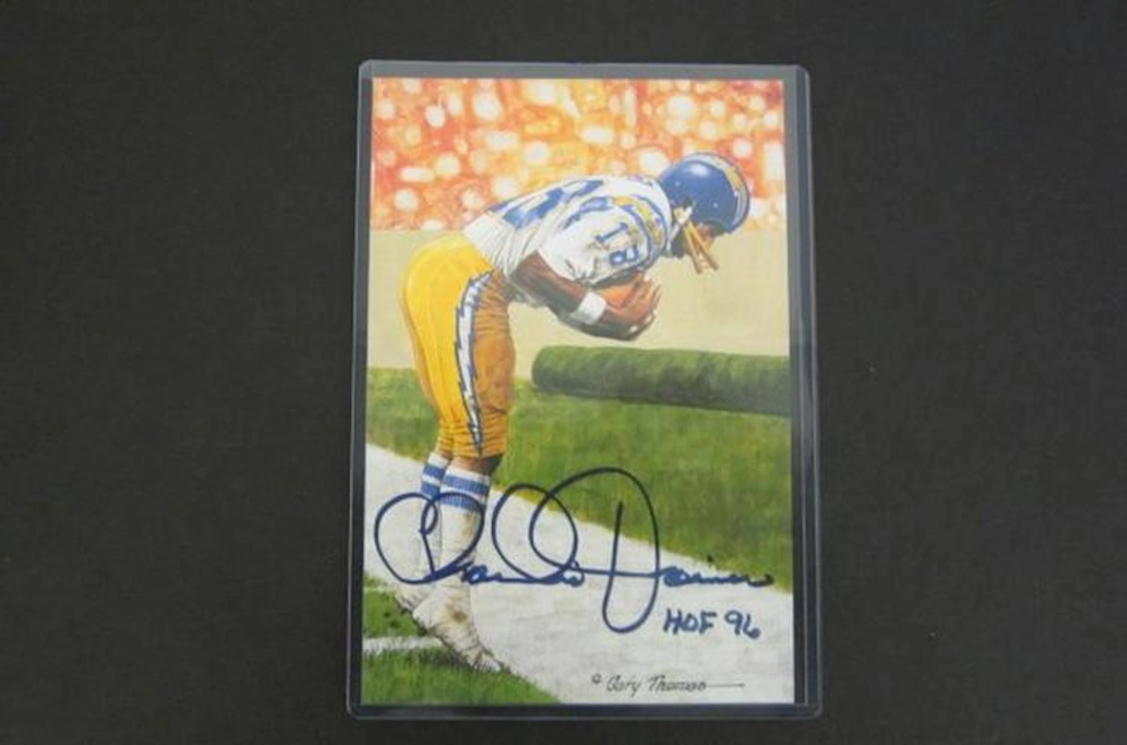 CHARLIE JOINER San Diego Chargers HOF Inscription Signed...