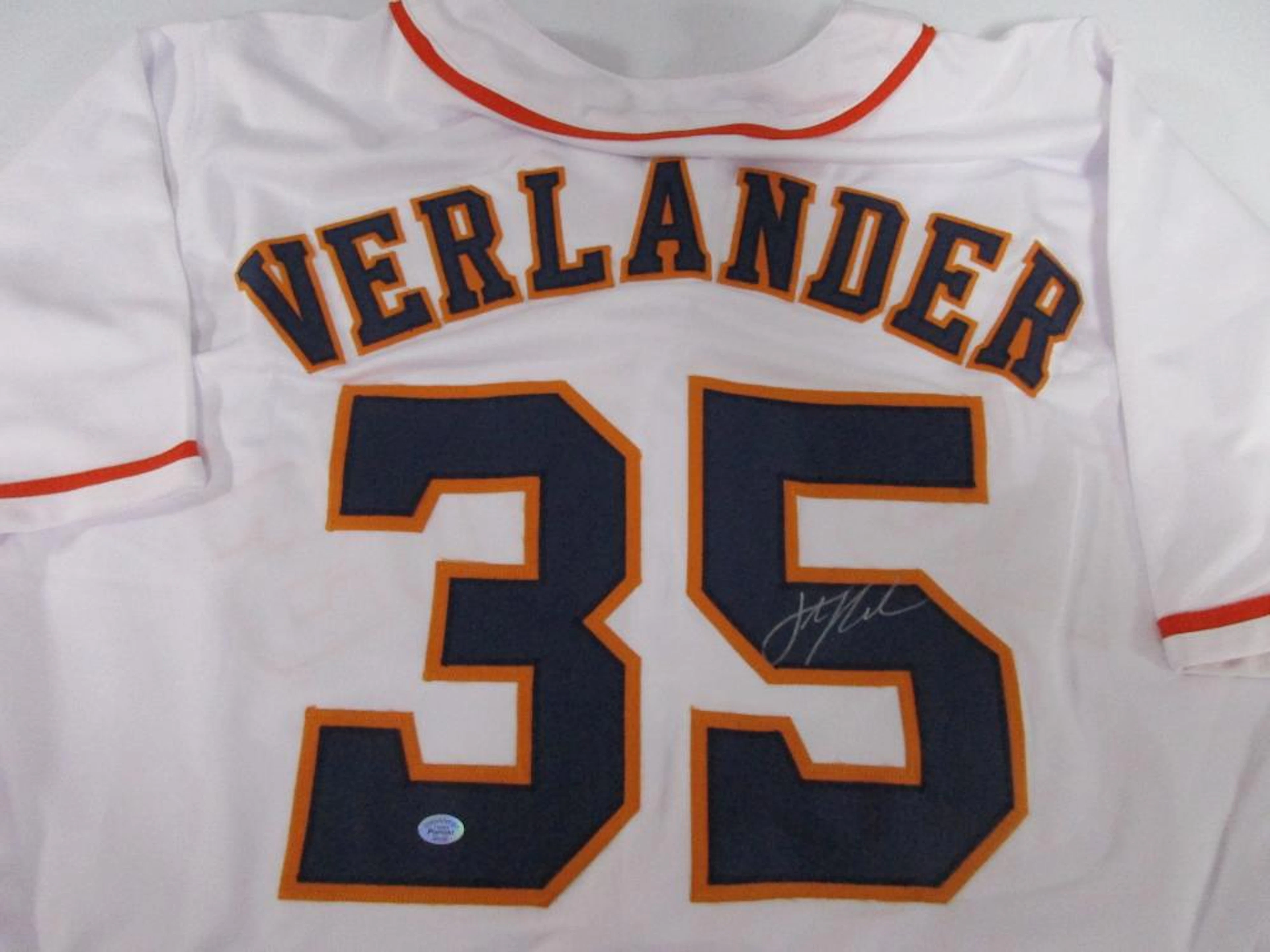 Justin Verlander Houston Astros Signed White Baseball Jersey Certified COA 393
