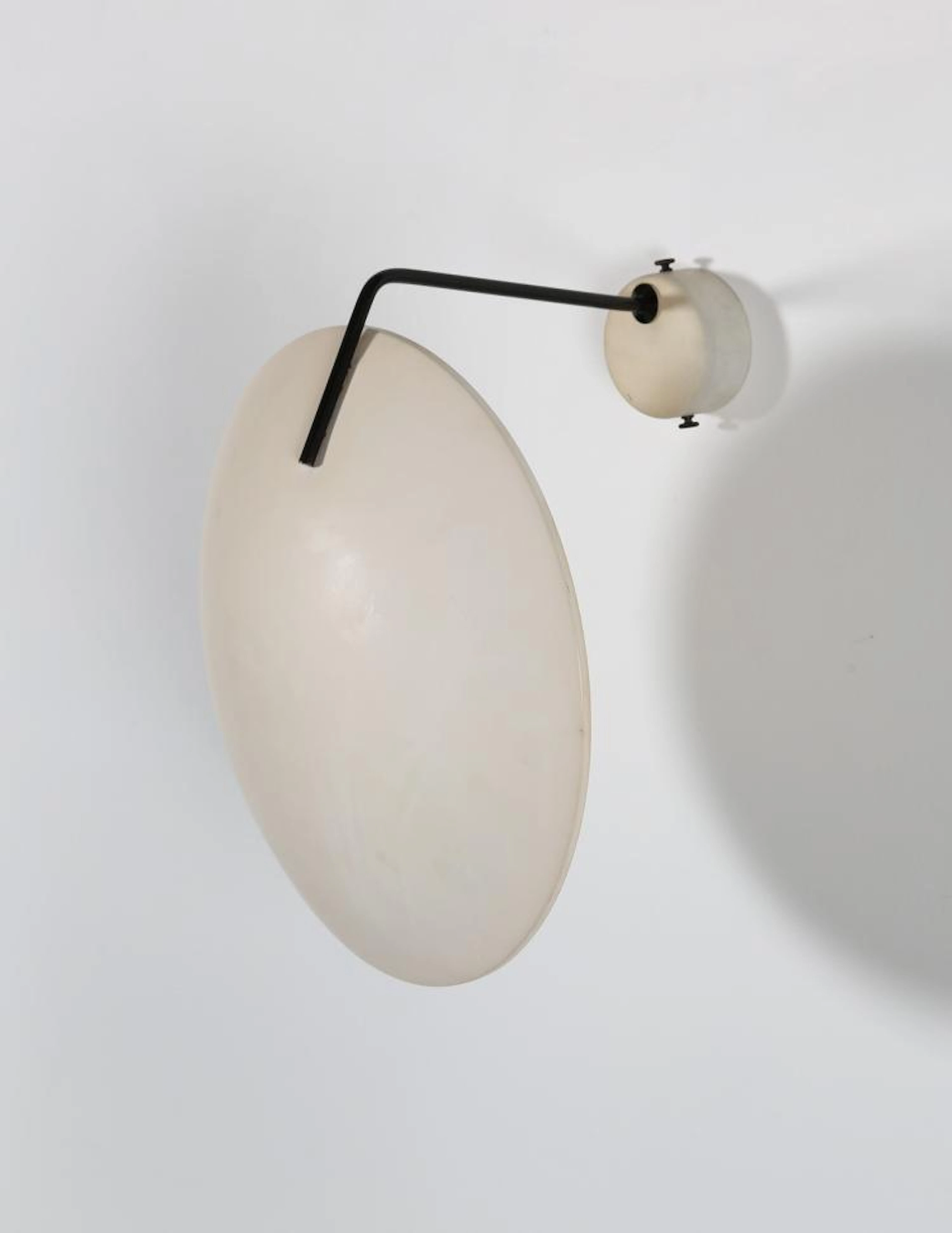 GATTA BRUNO Lacquered metal ceiling and/or wall lamp, mod. 232 for
