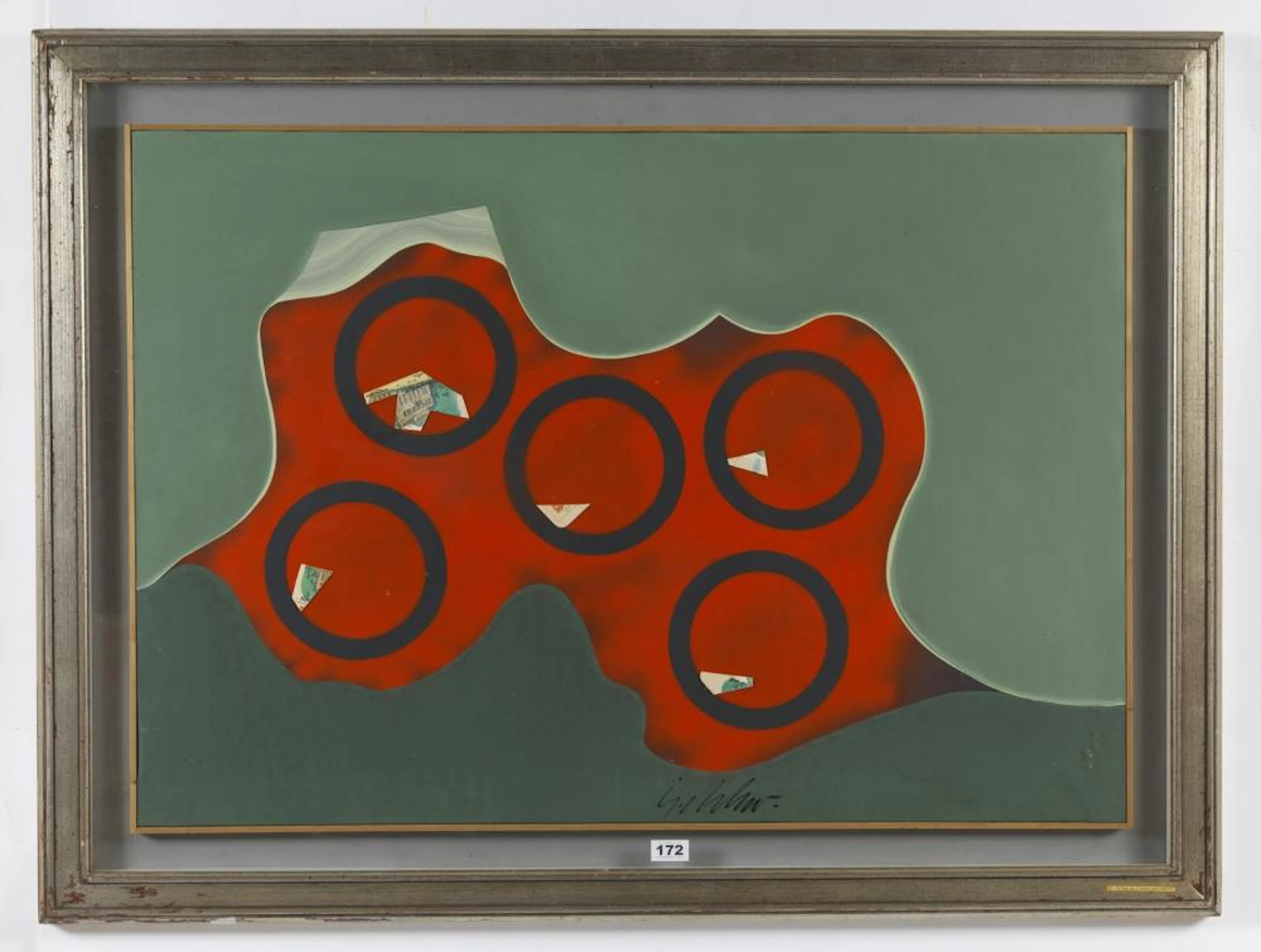 DANGELO SERGIO (n. 1932) Untitled (Le lune che il denaro può comprare).