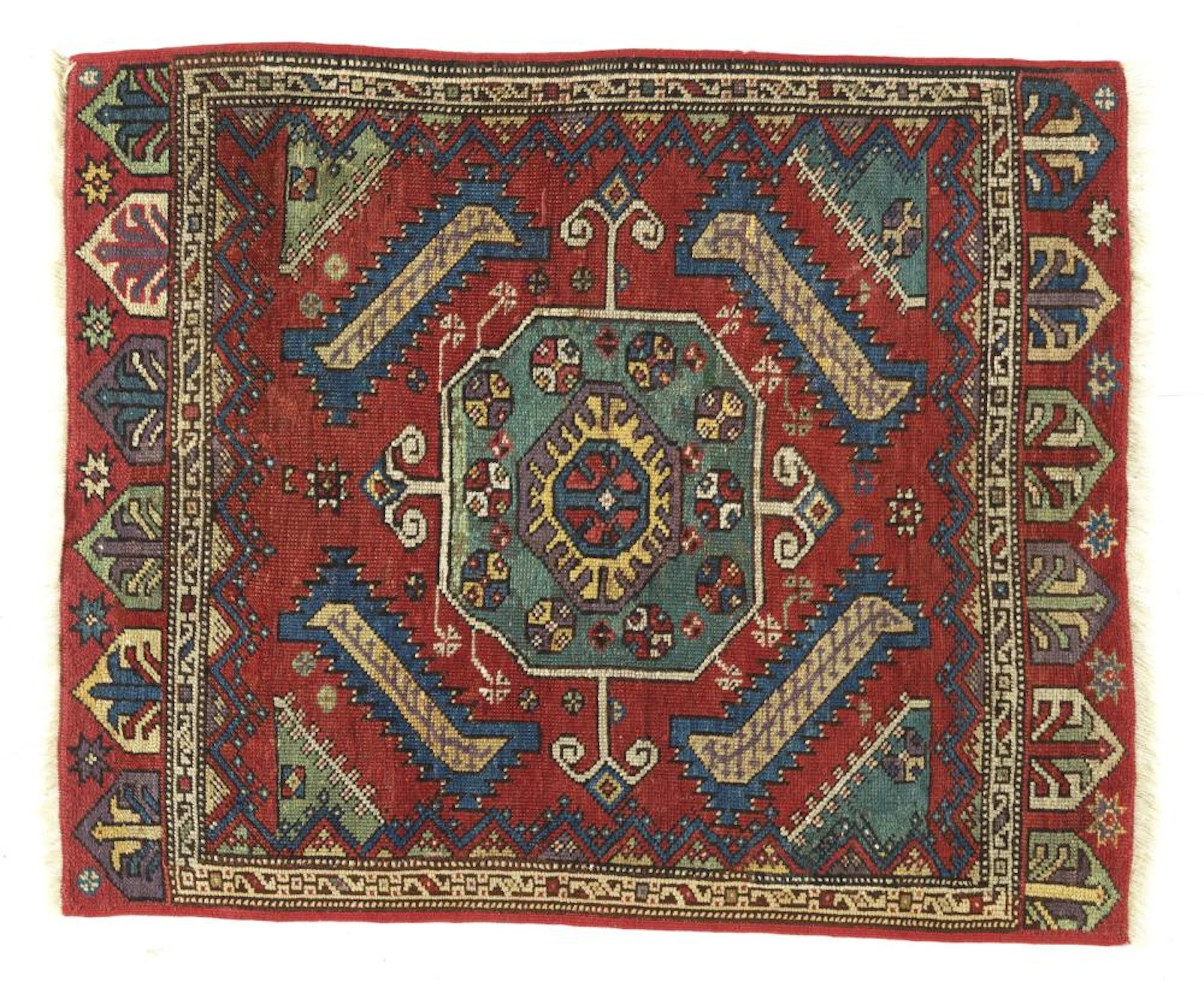 YASTIK Rug, Central Anatolia, 19th century.
