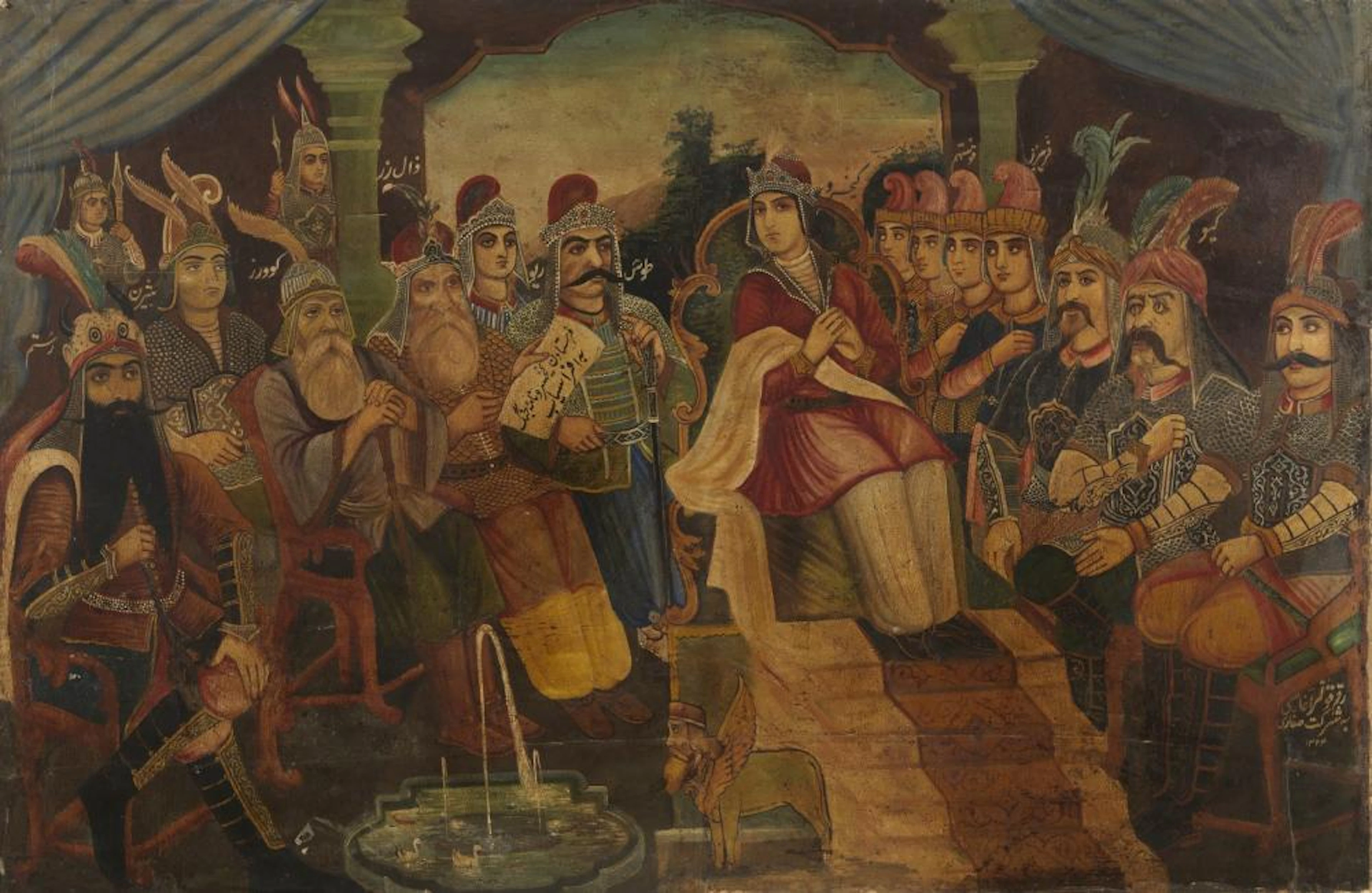 Qollar-Aqasi Hossein (1902 - 1966) Kay Khosrow sends the...