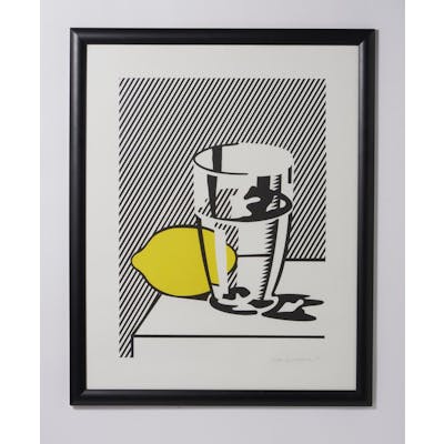 LICHTENSTEIN ROY (1923 - 1997) - Untitled (Still Life with Lemon and Glass)