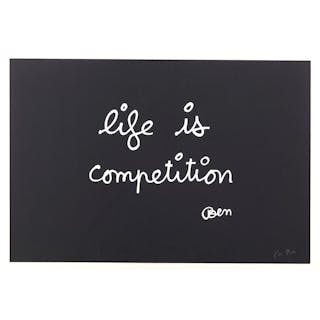 VAUTIER BEN (n. 1935) - Life is competition.