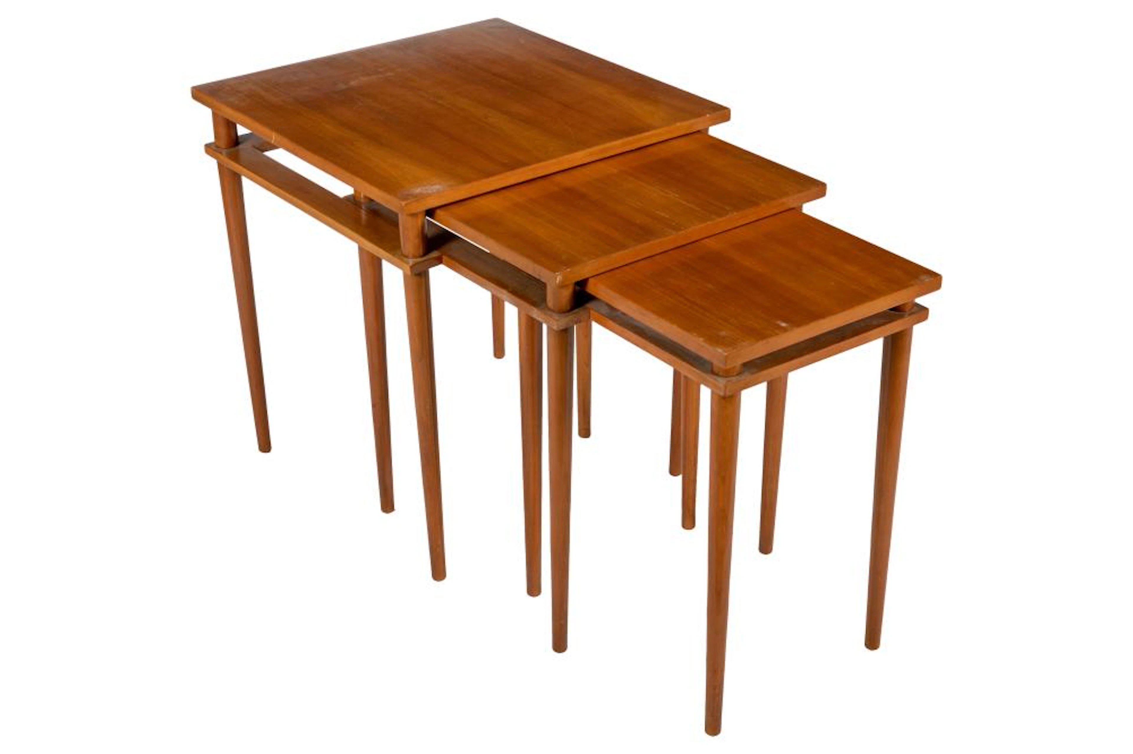 TH Robsjohn Gibbings - Widdicomb - Nest of Tables