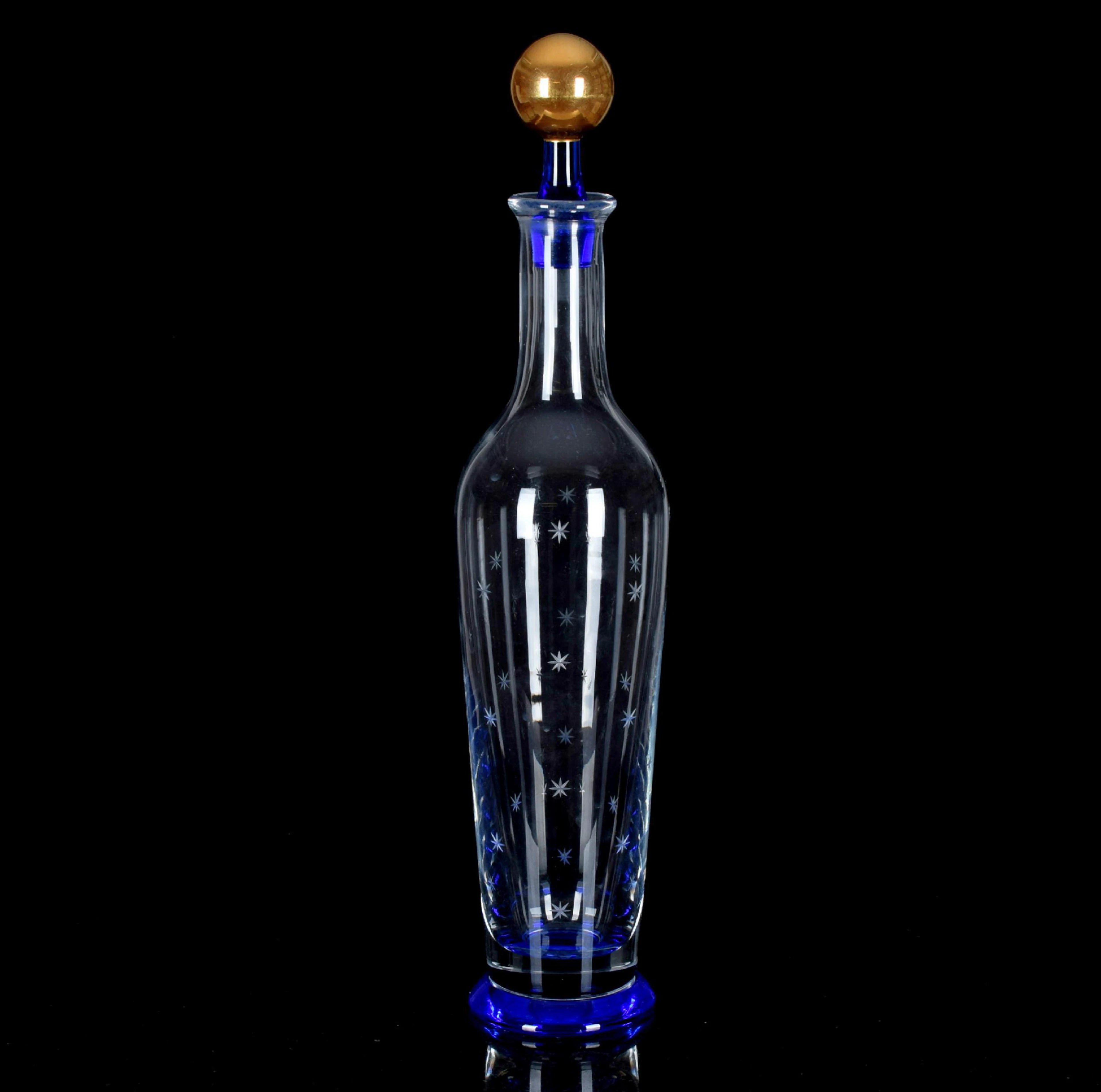 Erika Lagerbielke Karaff Glas "Imperial" 1900-tal