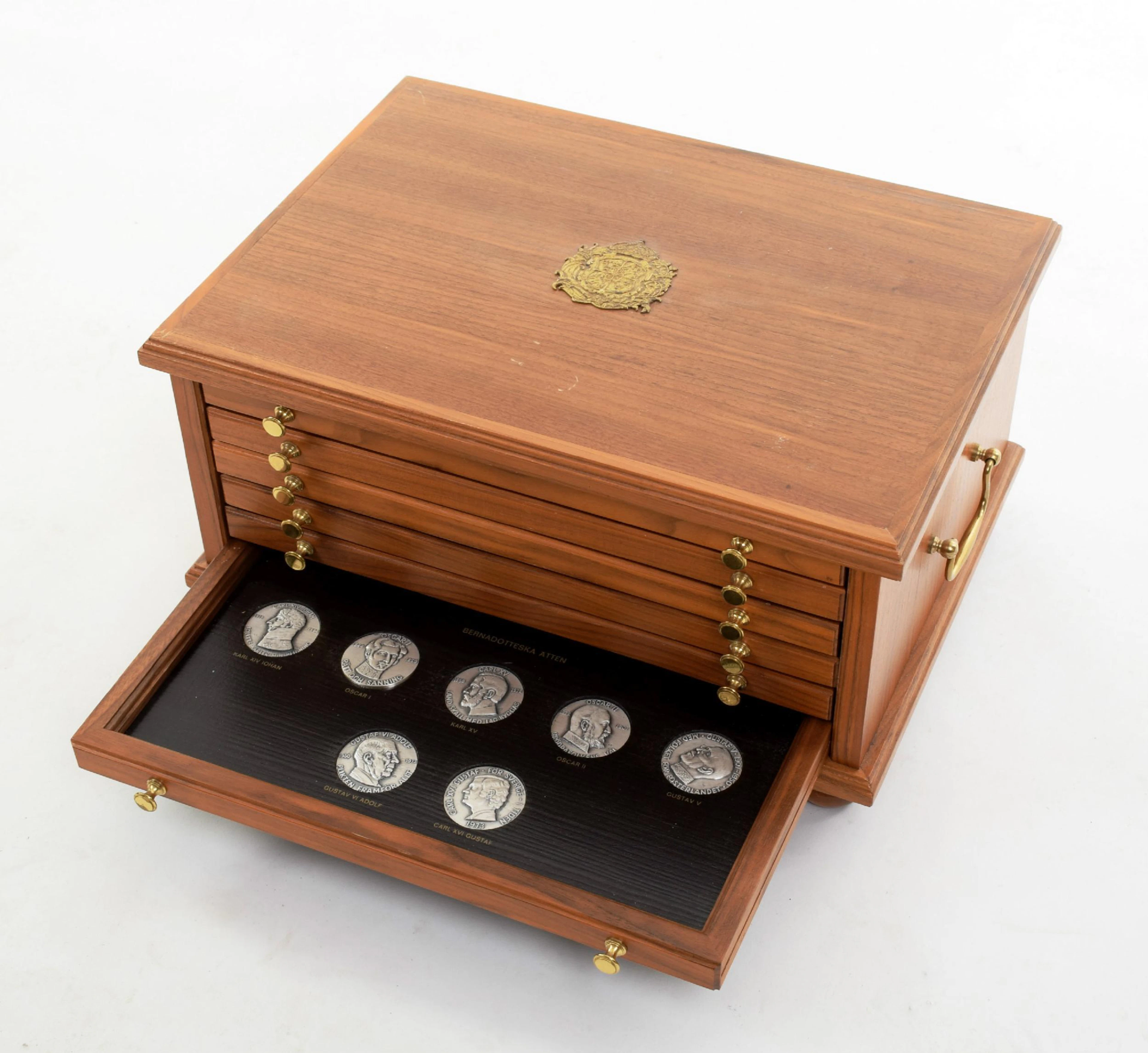 Medaljsamling "Sverige och dess regenter under 1000 år" Sporrong 1976-79