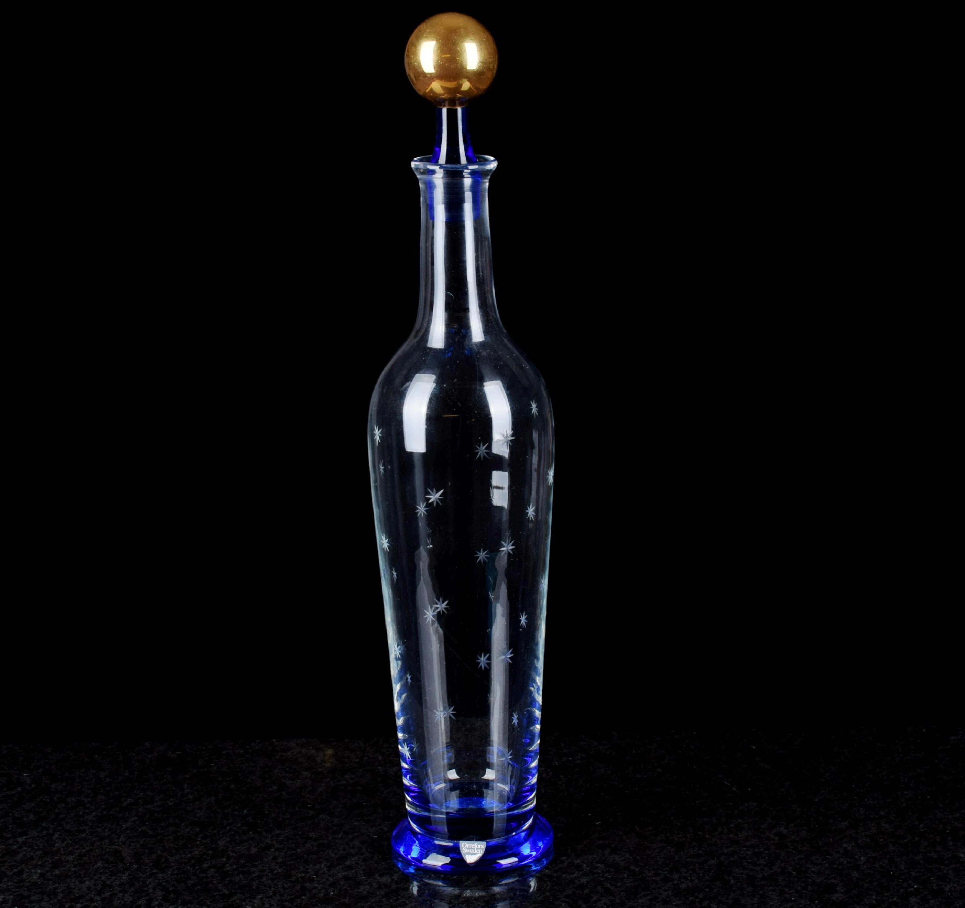 Erika Lagerbielke "Imperial" Karaff Glas 1900-tal